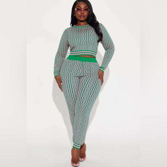 Fashion Nova - Farrah Sweater Pant Set - 1