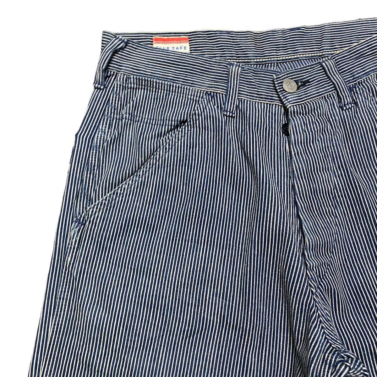 45rpm Blue Cafe French Hickory Work Pants - 5