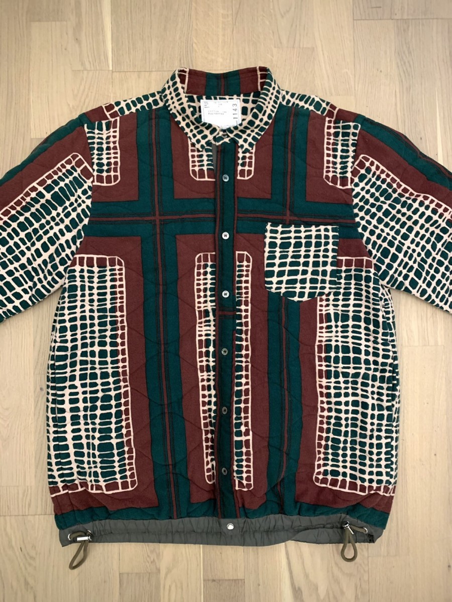 16fw Quilted Drawcord Shirt Jacket - 1