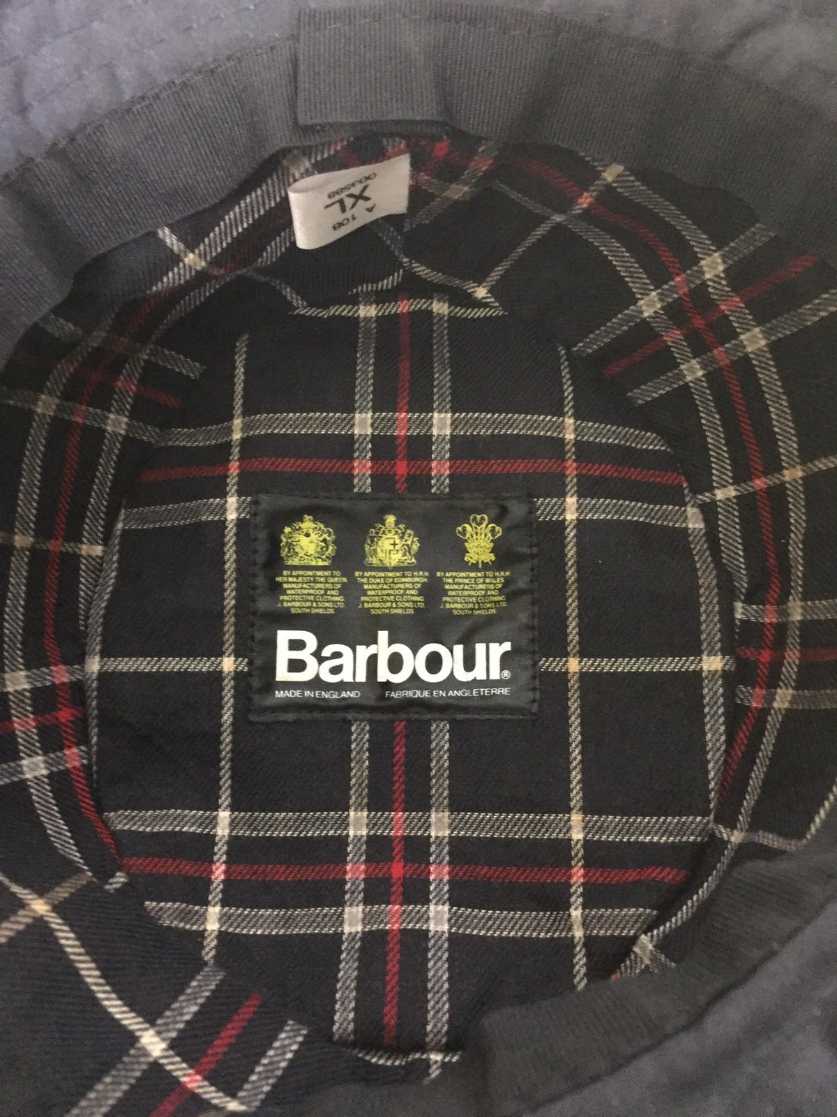 Barbour international wax bucket hat xl size - 4