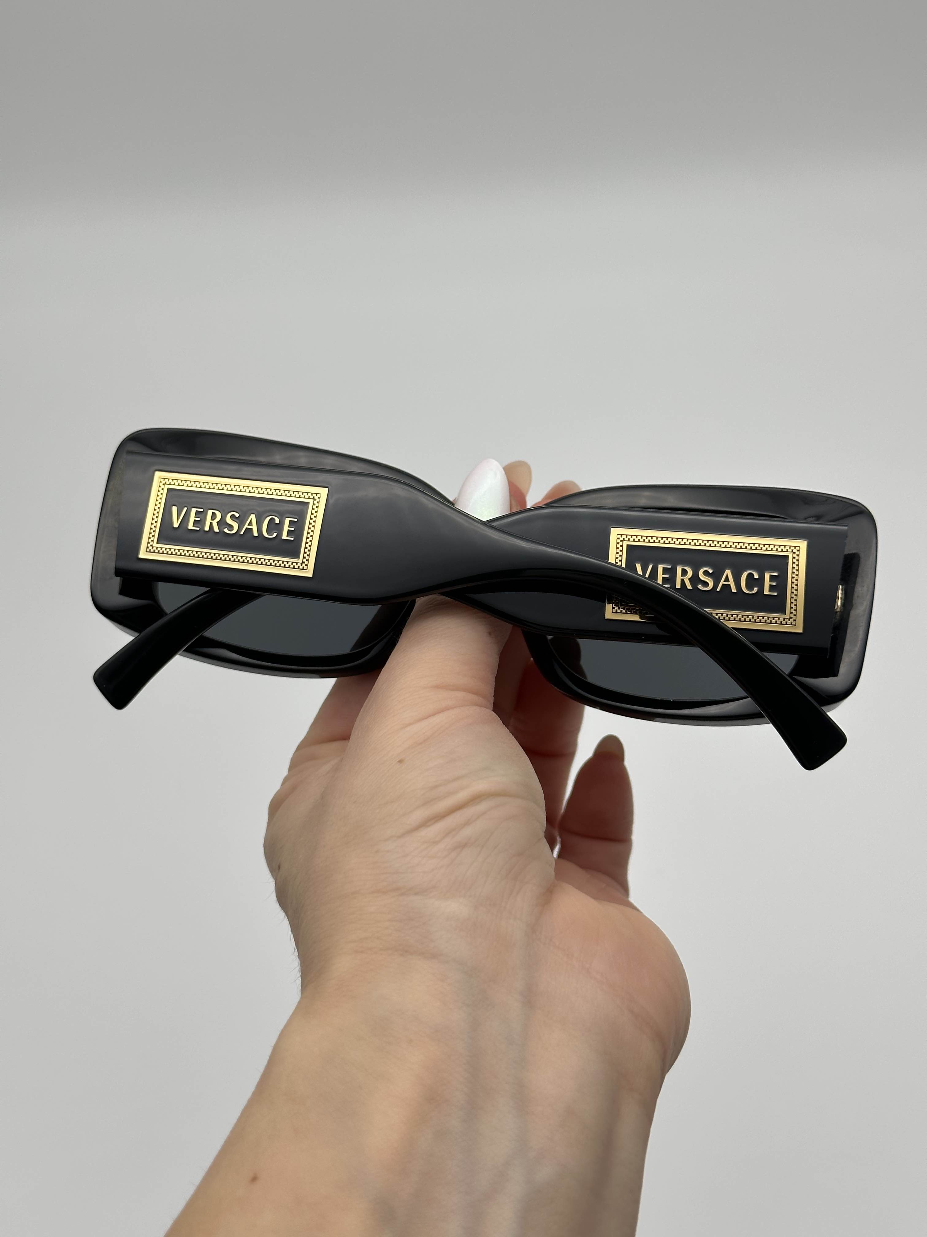 BRAND NEW VERSACE VE4377 GB1/87 Black Unisex Sunglasses - 6