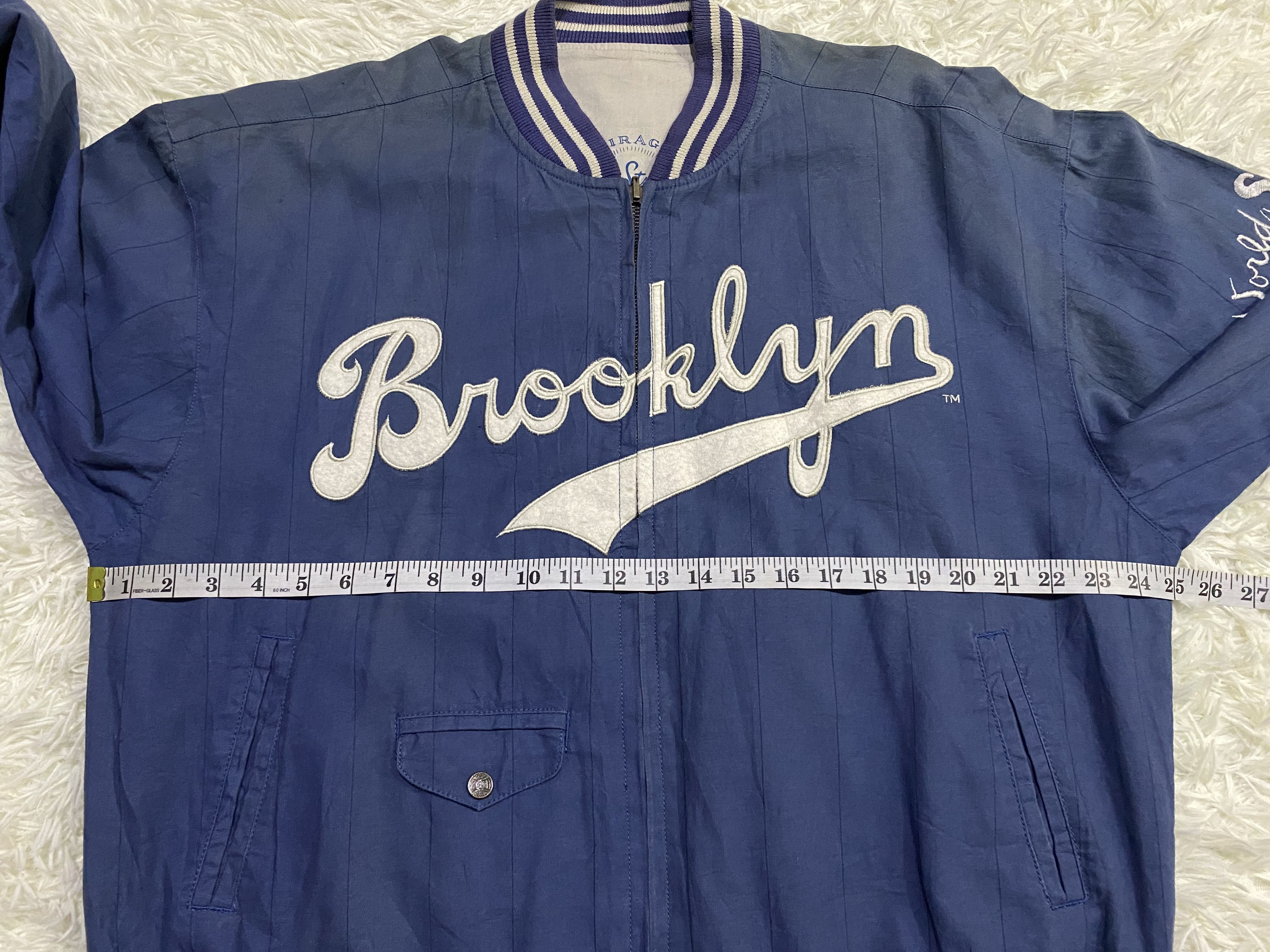 Cooperstown Collection - Vintage 1995 Cooperstown Collection Mirage Reversible Baseball Jacket - 17