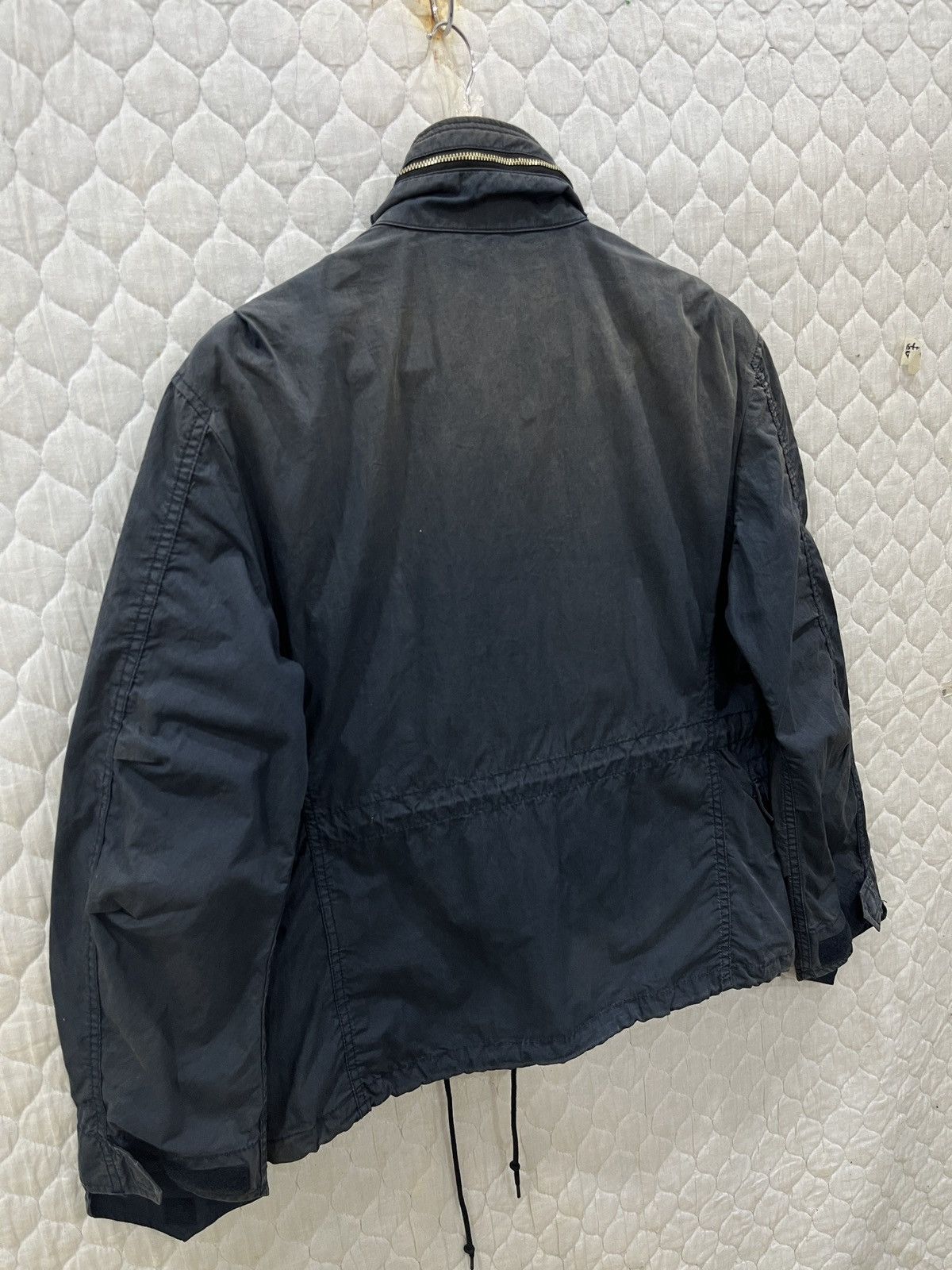 (Ttt). MARGARET HOWELL X ALPHA INDUSTRIES DISTRESSED JACKET - 14