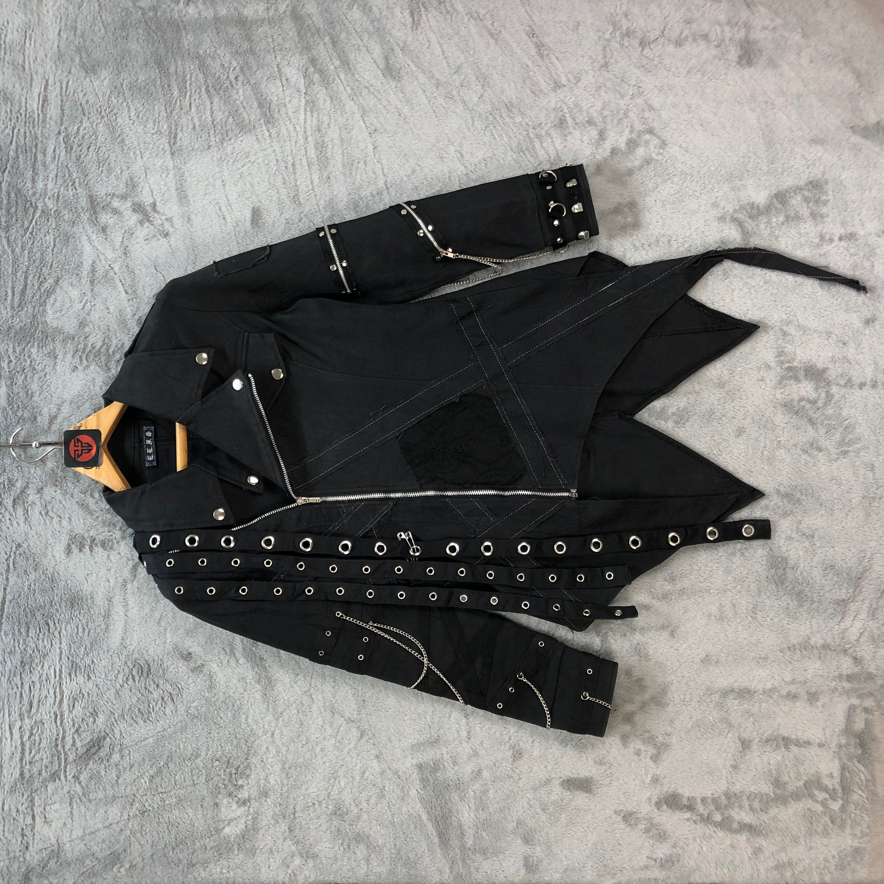 Japanese Brand - BONDAGE🔥 ELFS DOUBLE COLLAR JACKET / SEDITIONARIES #6193-53 - 1