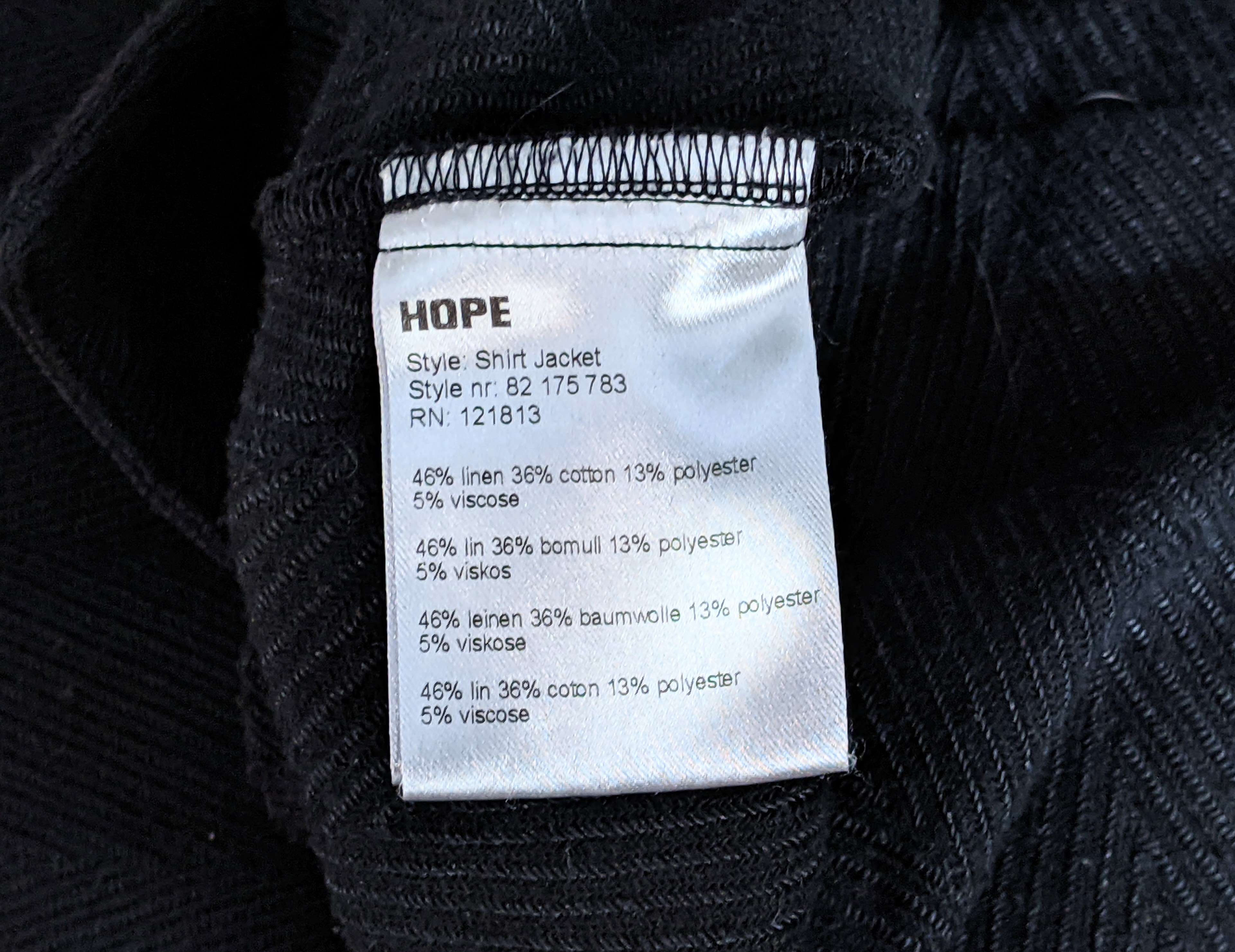 Hope - Stockholm Black Shirt Jacket - 4