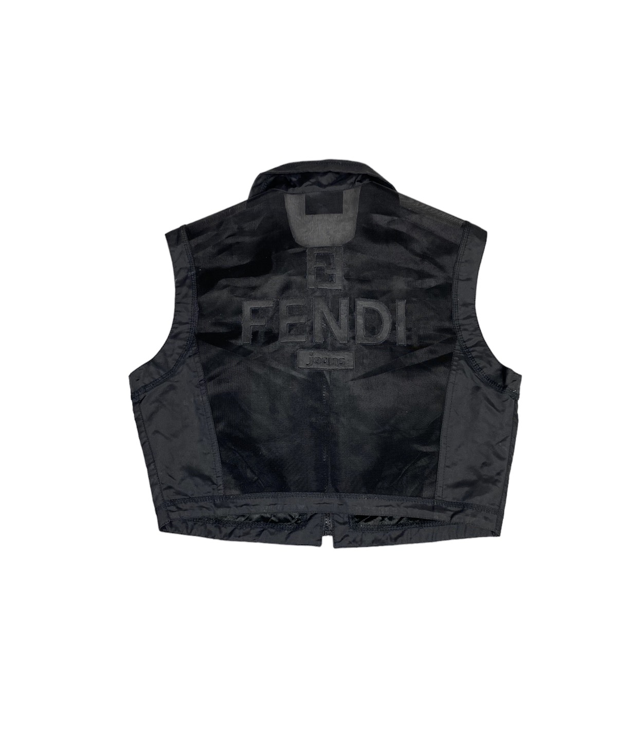 Vintage Fendi Net Vest Logo - 1