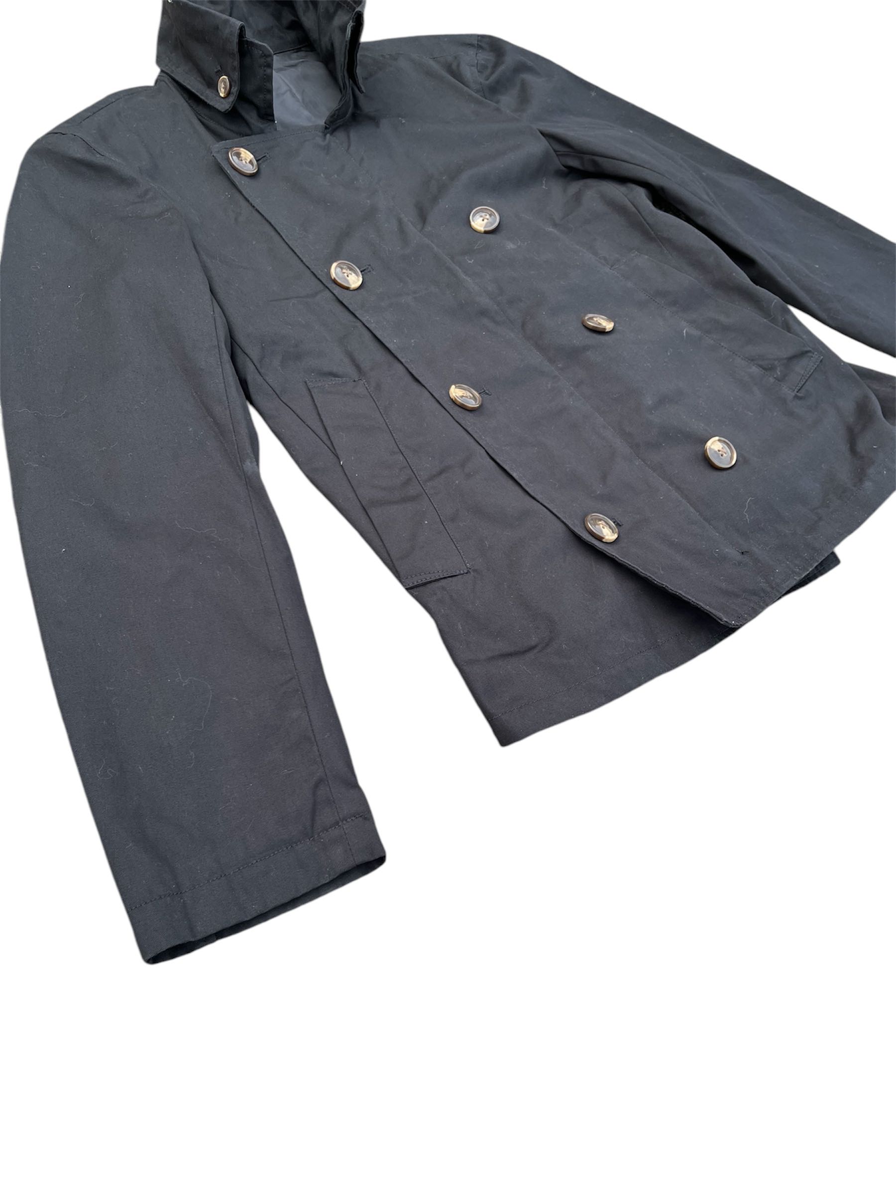 Tete homme by issey miyake double breasted peacoat jacket - 6