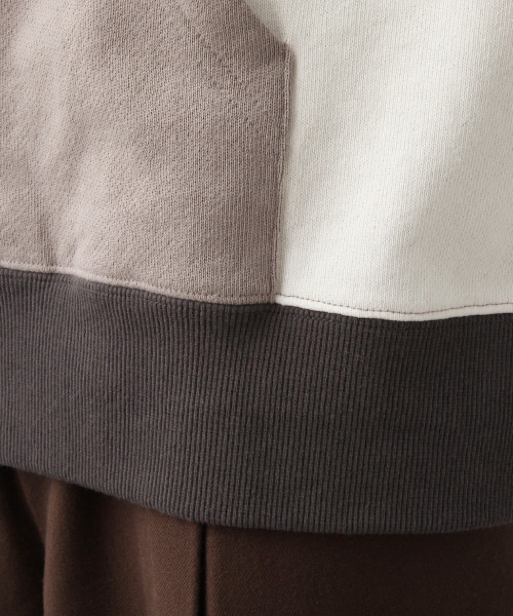 Hare - contrast block hoodie - 8