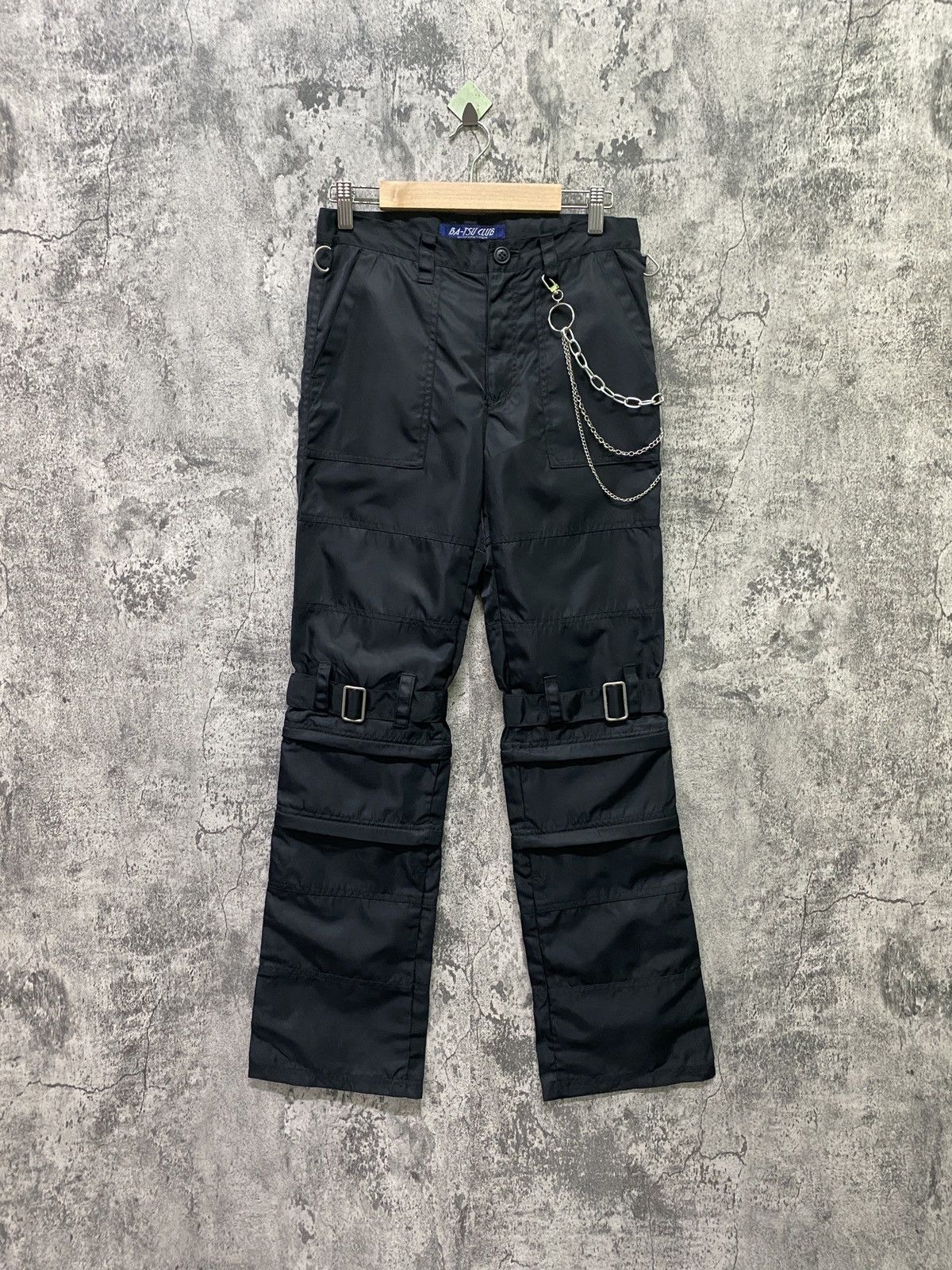 Japanese Brand BA-TSU CLUB Bondage Nylon Pants - 1