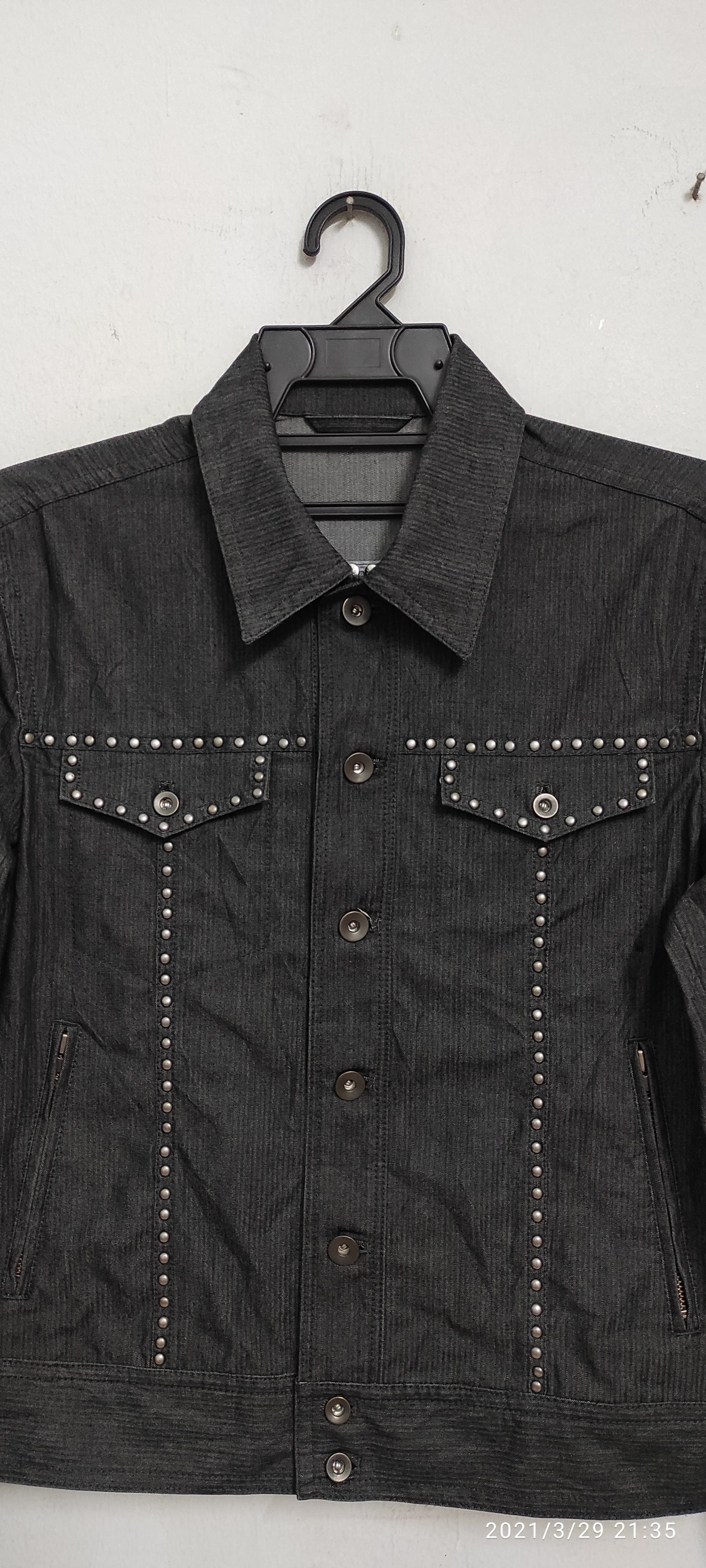Japanese Brand - Archive Custom Culture Studs denim light Jacket - 12