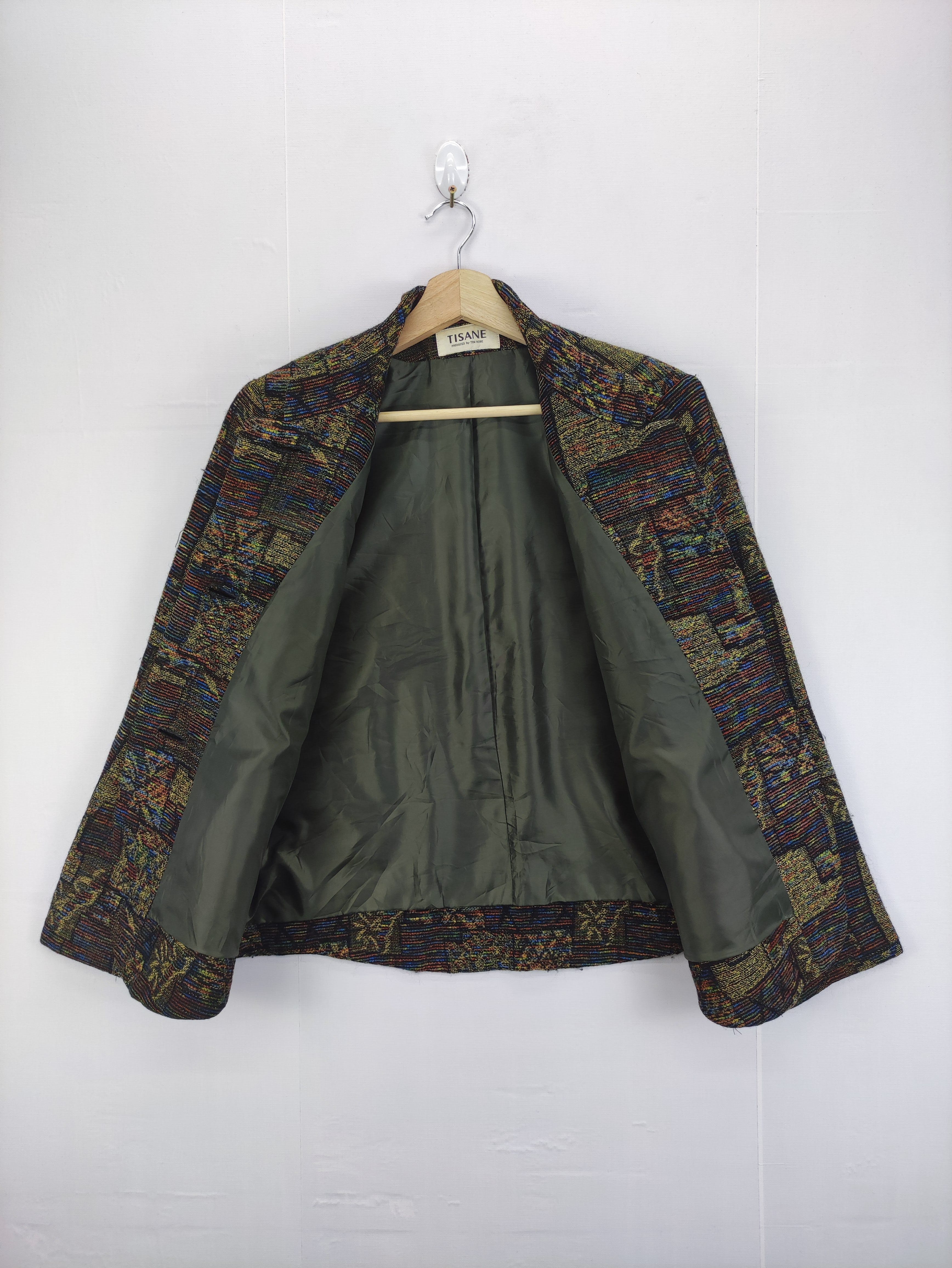 Vintage Jaket Coat Tisane Button Up - 3