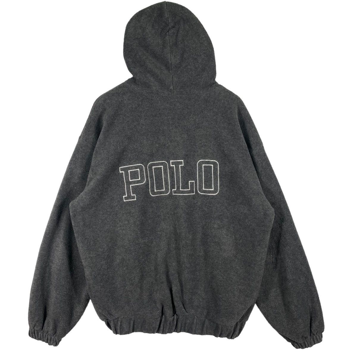 Polo Ralph Lauren - Vintage Polo Sportman Ralph Lauren Fleece Hoodie Button - 1