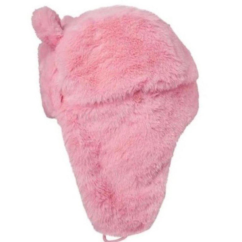 Japanese Cartoon Anime Kirby Ushanka Pink Hat Cute Y2K Warm Winter Hat - 4