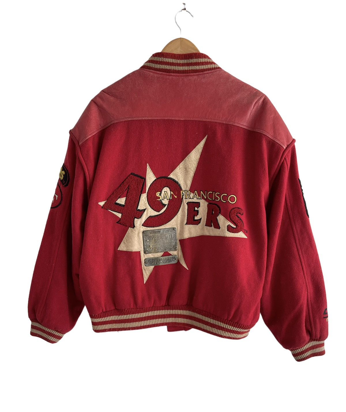 Vintage - Vntg 90s Campri NFL San Francisco 49ers Wool Varsity Jacket - 2