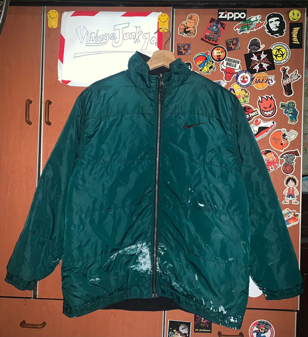 Vintage Nike Bombers jacket 90’s reversible - 6