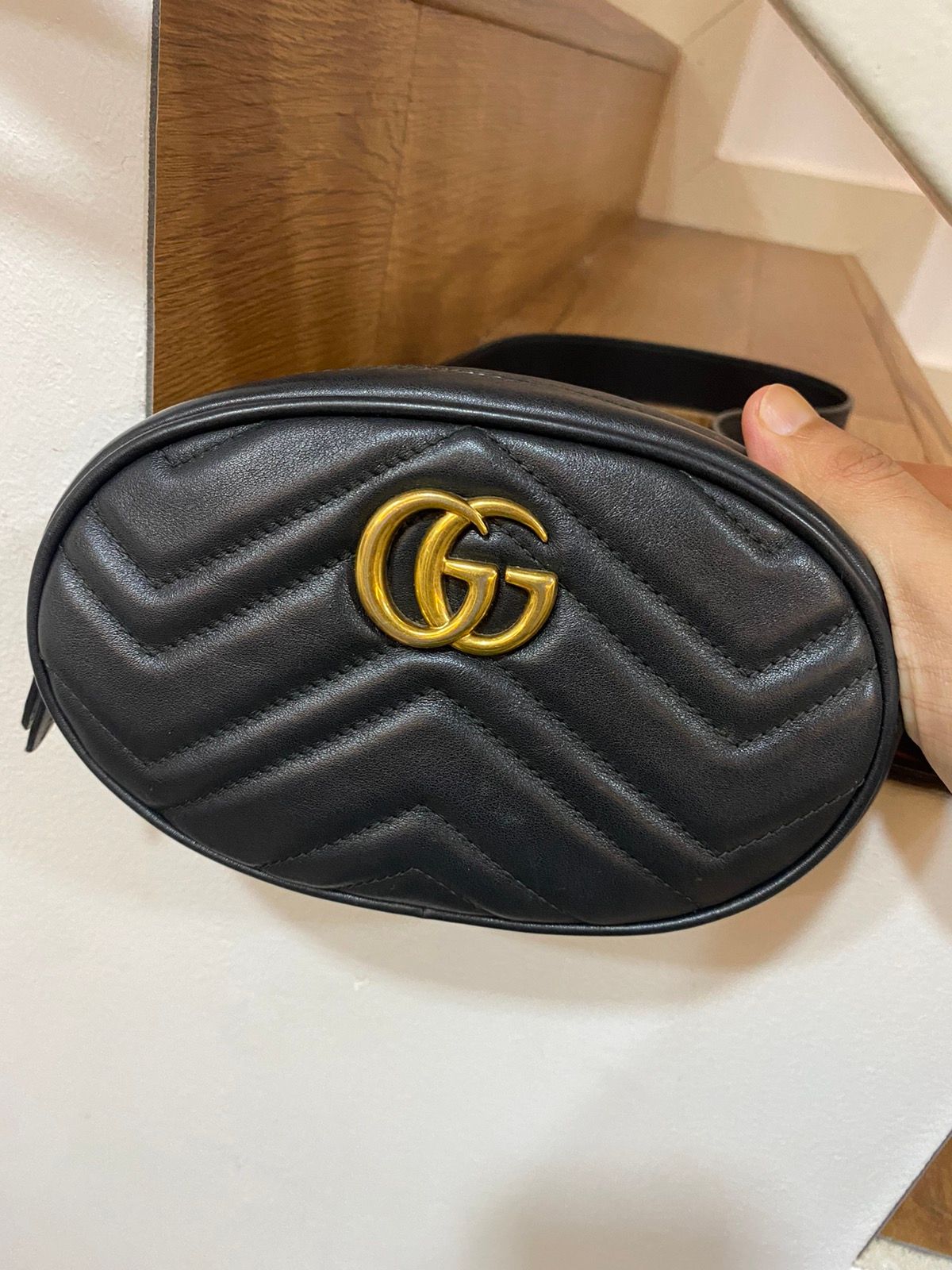 Authentic Gucci Marmont Belt Bag - 1