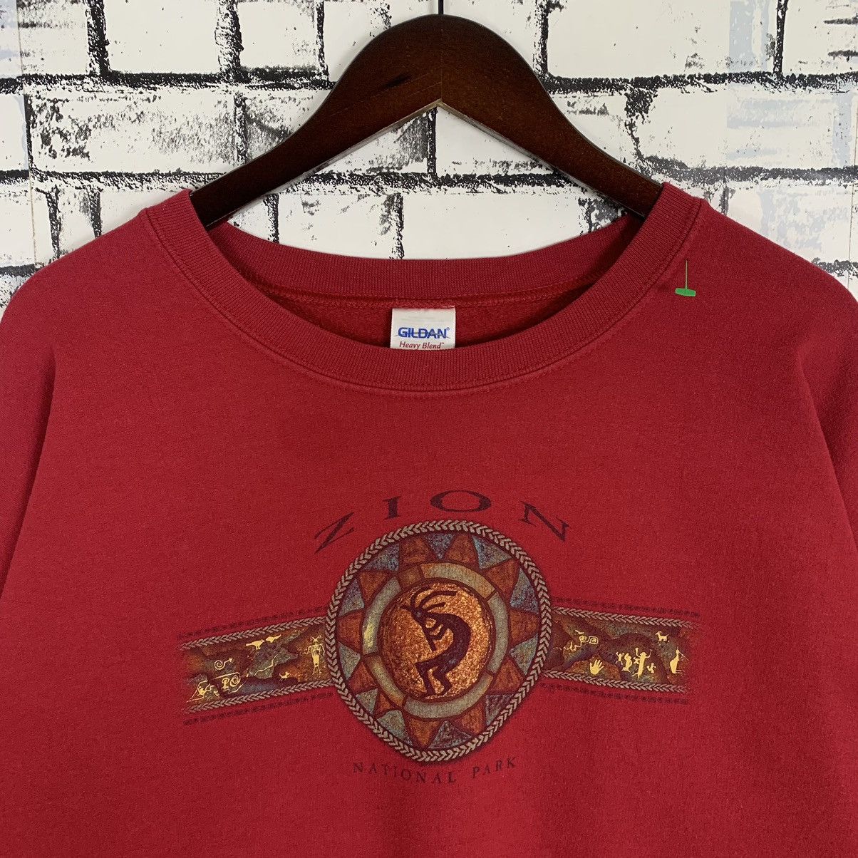 Vintage Zion National Park Sweatshirt Crewneck - 2