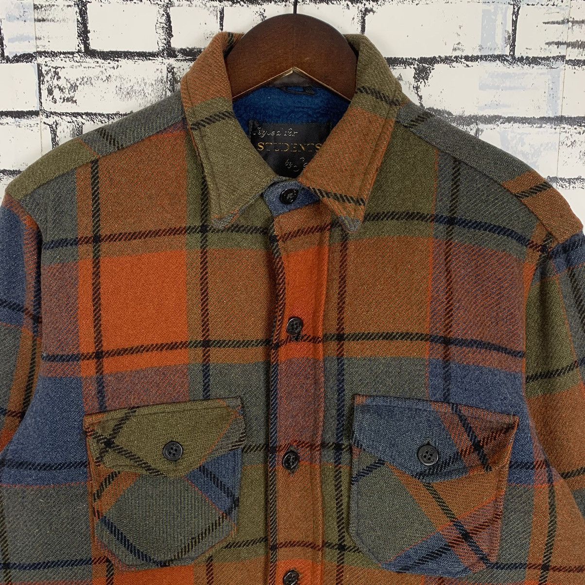 Vintage 50s Students By Sears Wool Flannel - 2