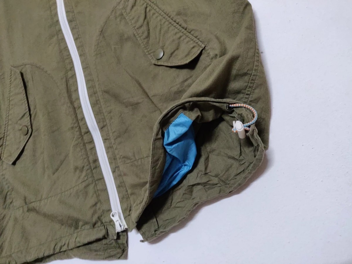 PPFM - Japan Short Sleeve Parka Light Hoodie Jacket - 4