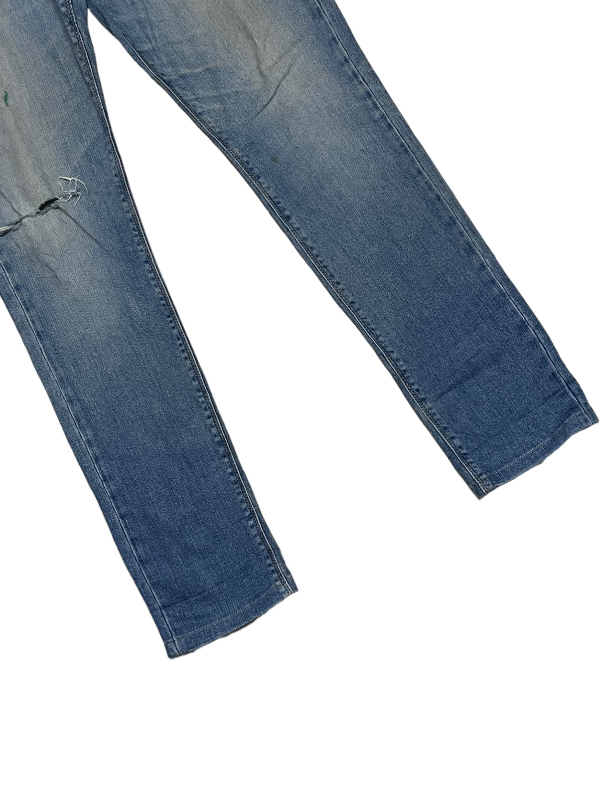 Ships Jet Blue - Designer Japanese Brand Ships Jet Blue Distressed Denim - 3