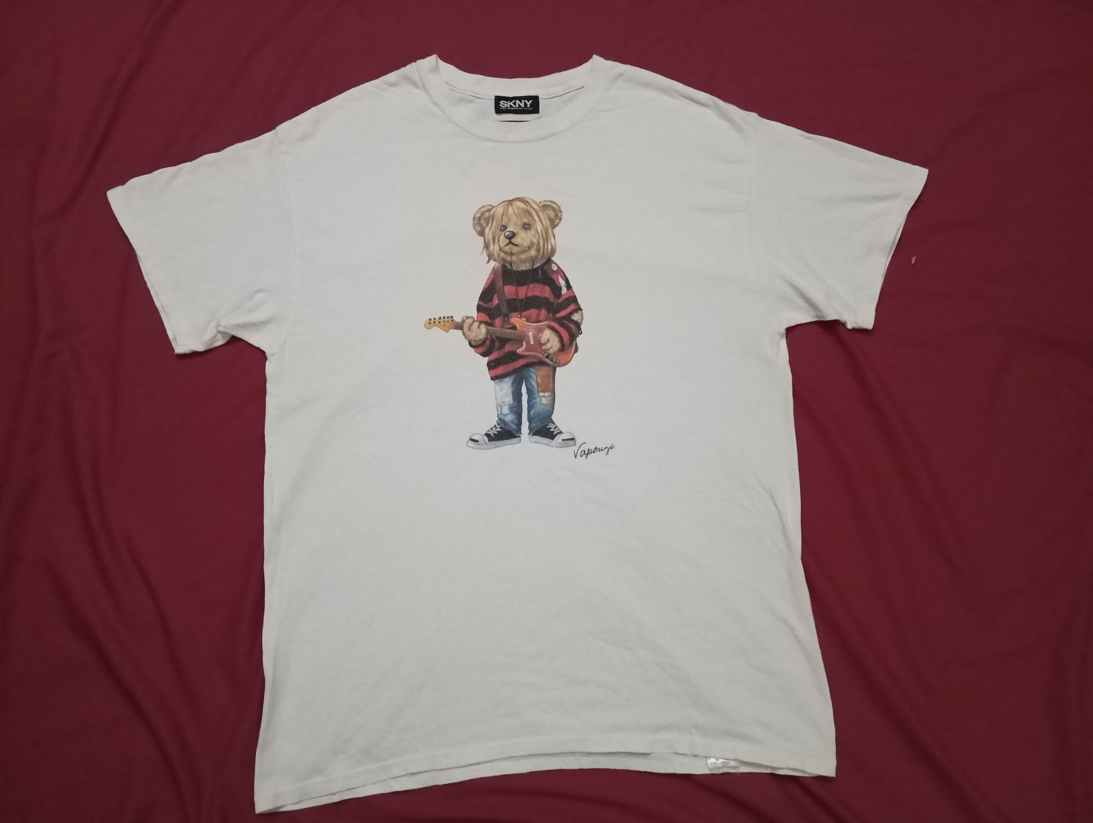 Japanese Brand - Beams x Kurt Cobain Teddy Bear Tshirt Grunge - 3