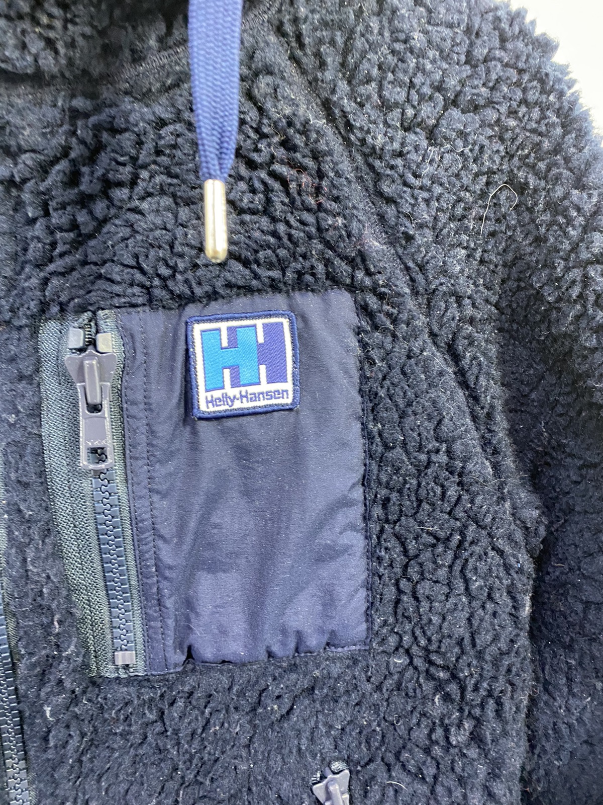 Vintage - Helly hansen Sherpa Fleece Jacket With Hoodies Design - 4