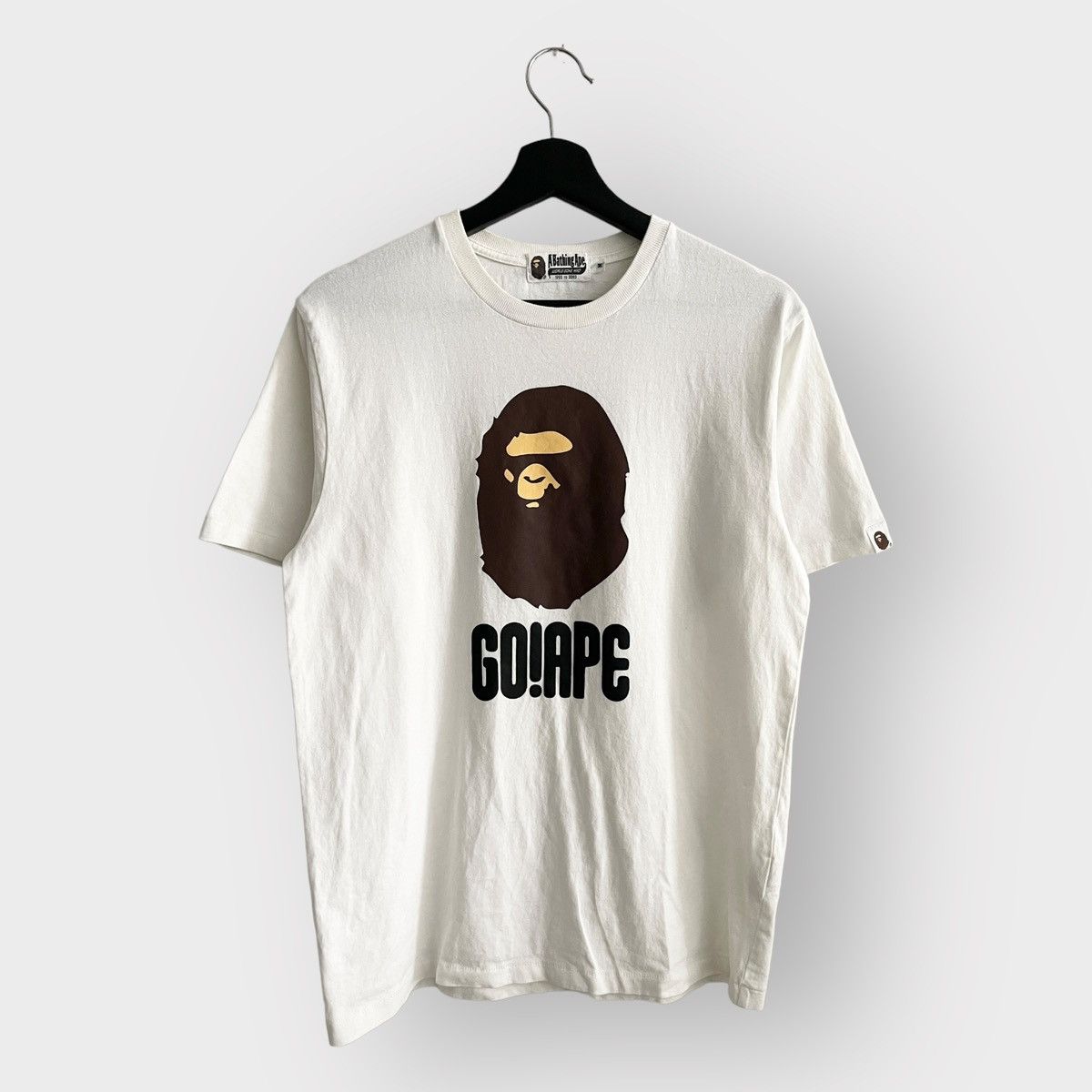 Bape OG Ape Head GO APE! Tee (M) - 1