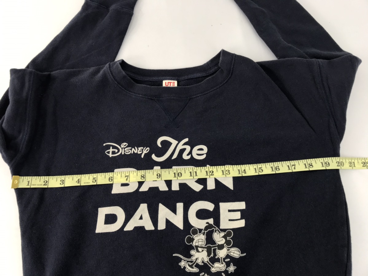 Mickey Mouse - Disney Mickey Mouse Barn Dance Sweatshirt Big Logo Printed - 7