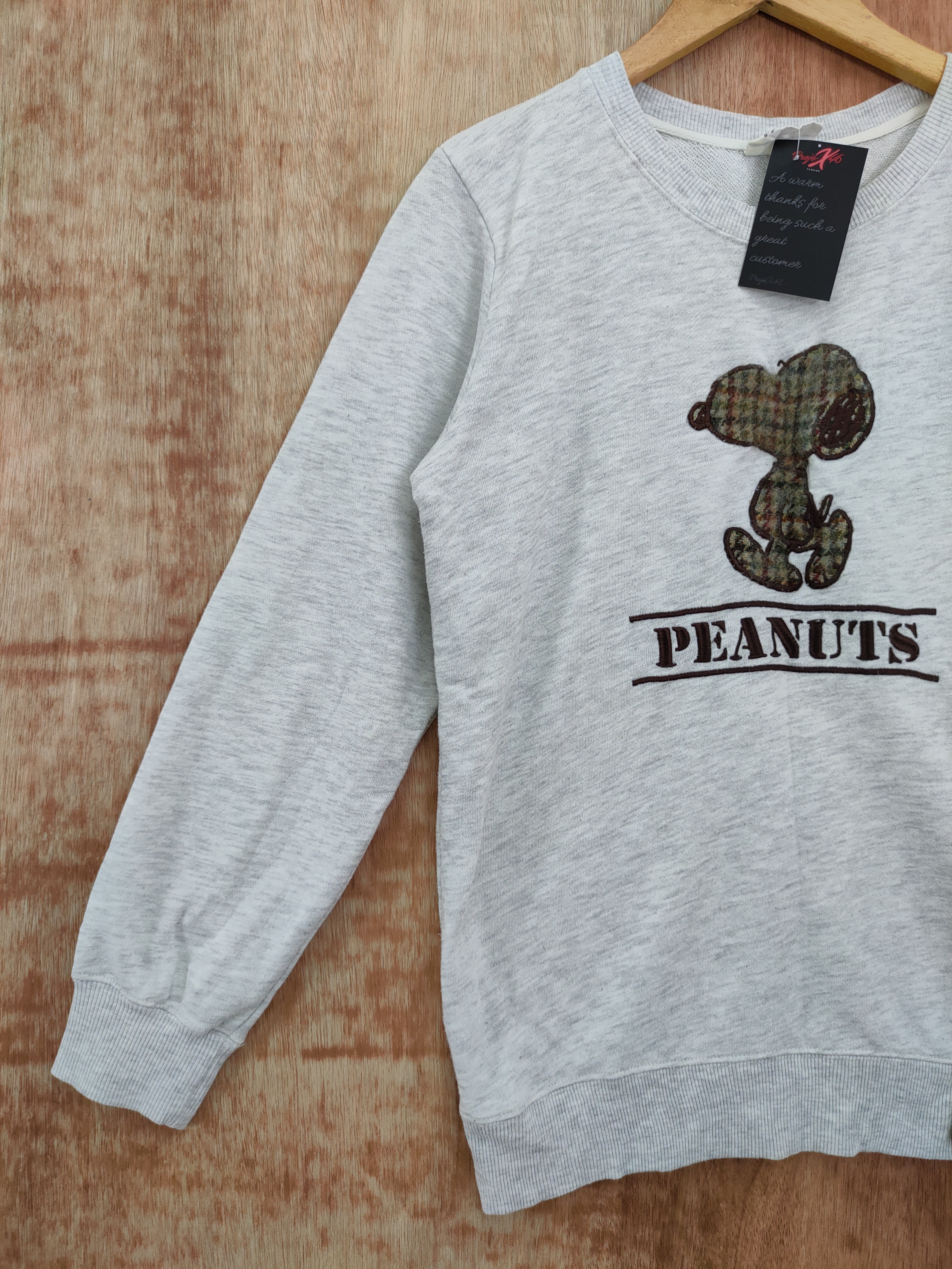 Harris Tweed - Peanuts Snoopy X Harris Tweed sweatshirt vintage #46-068 - 2