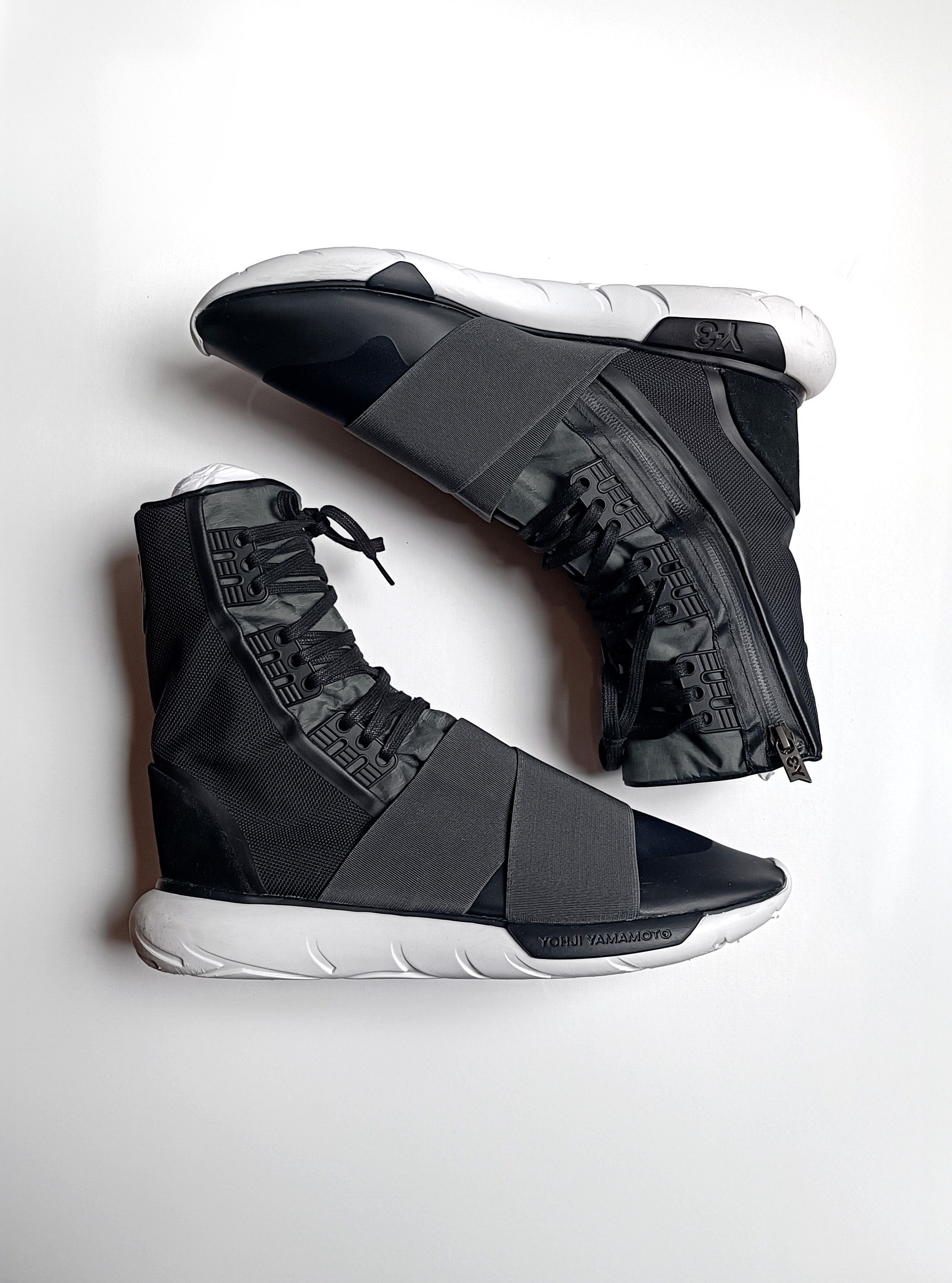 Adidas Y-3 Qasa Boot 'Charcoal Black' - 1