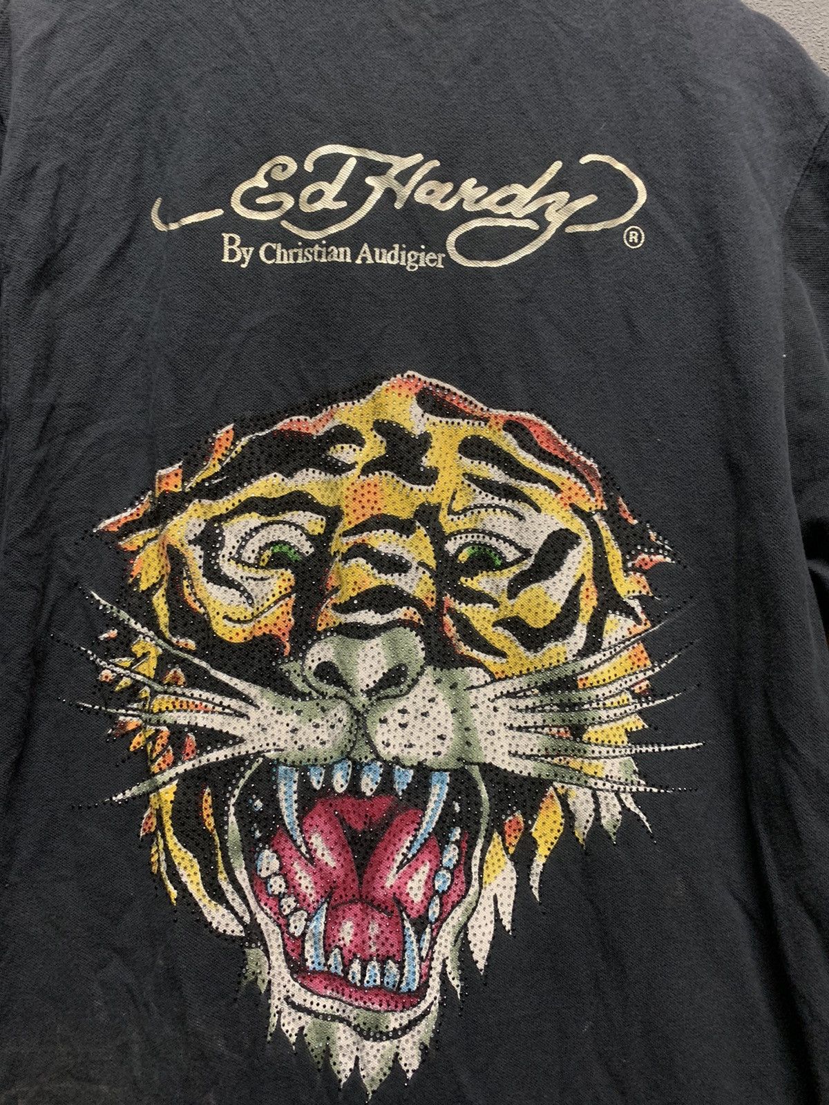 Christian Audigier - Ed Hardy Diamond Tiger Polo shirt - 6