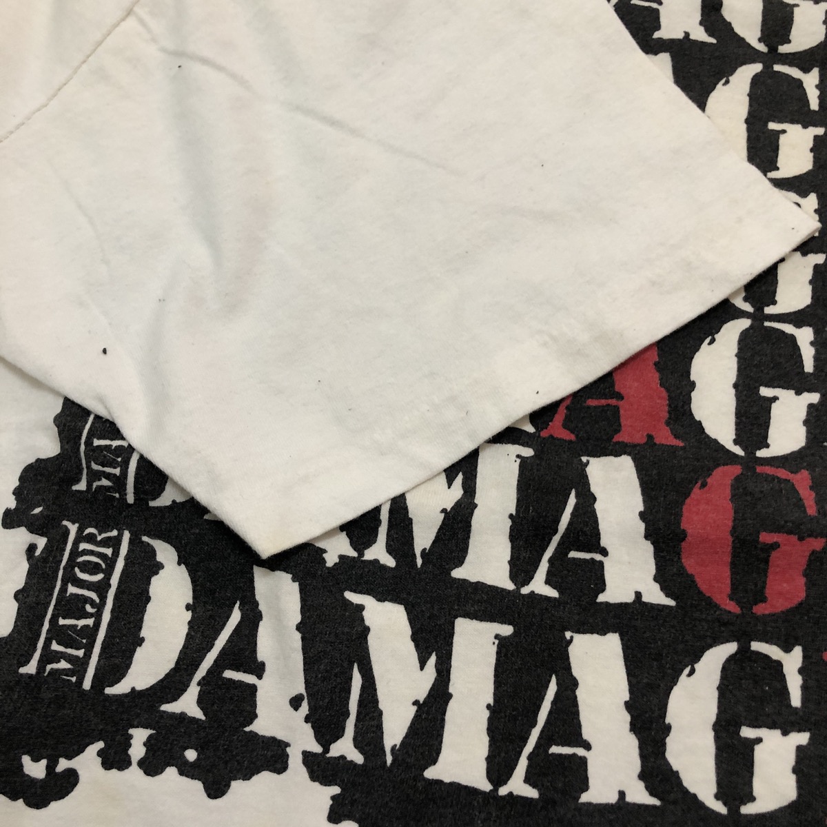 Vintage - Vintage Major Damage T-Shirt Denim Jeans Brand Hip Hop - 5