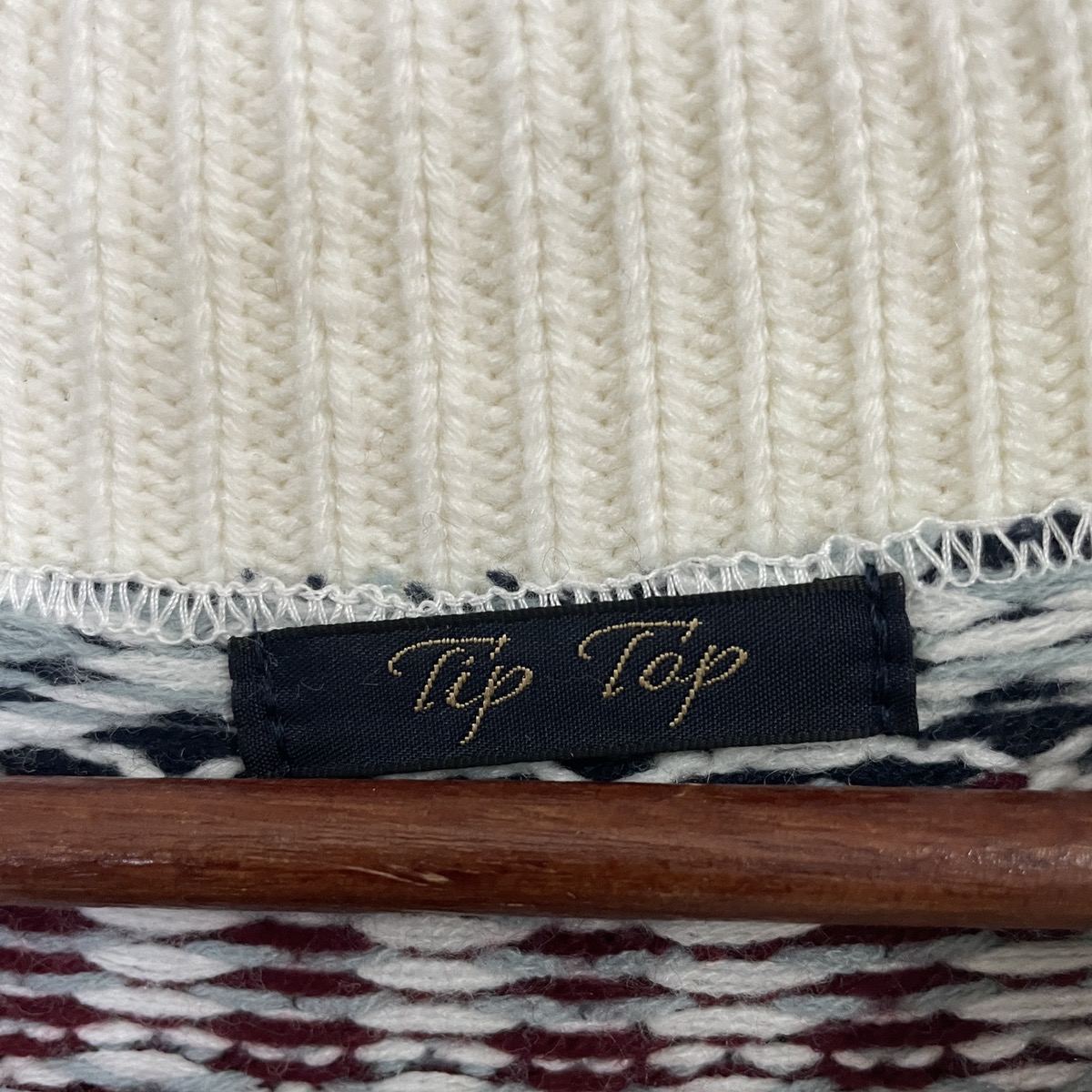 Homespun Knitwear - Vintage Tiptop Crewneck Art Knitwear - 5