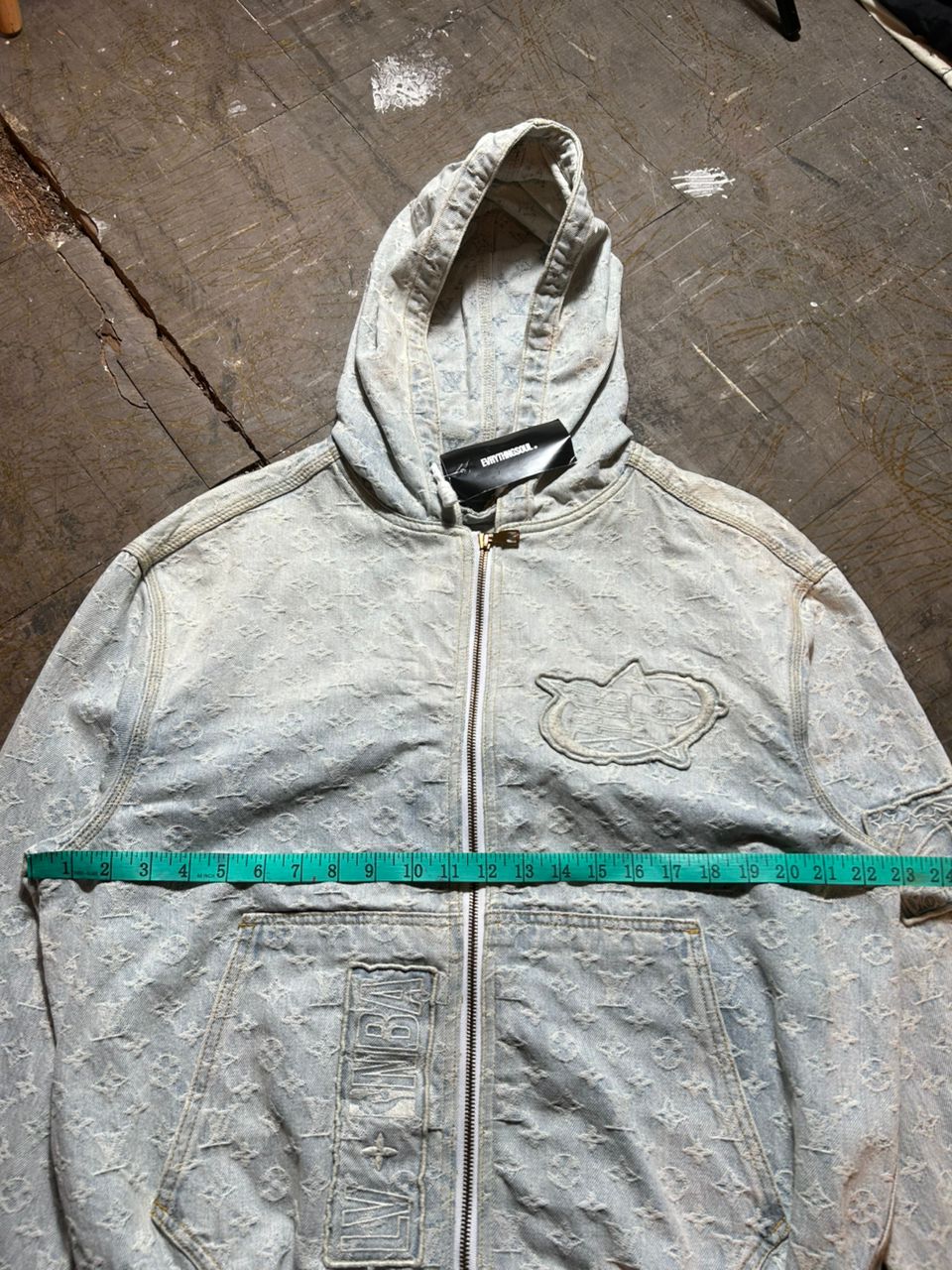 louis vuitton NBA monogram denim jacket - 6