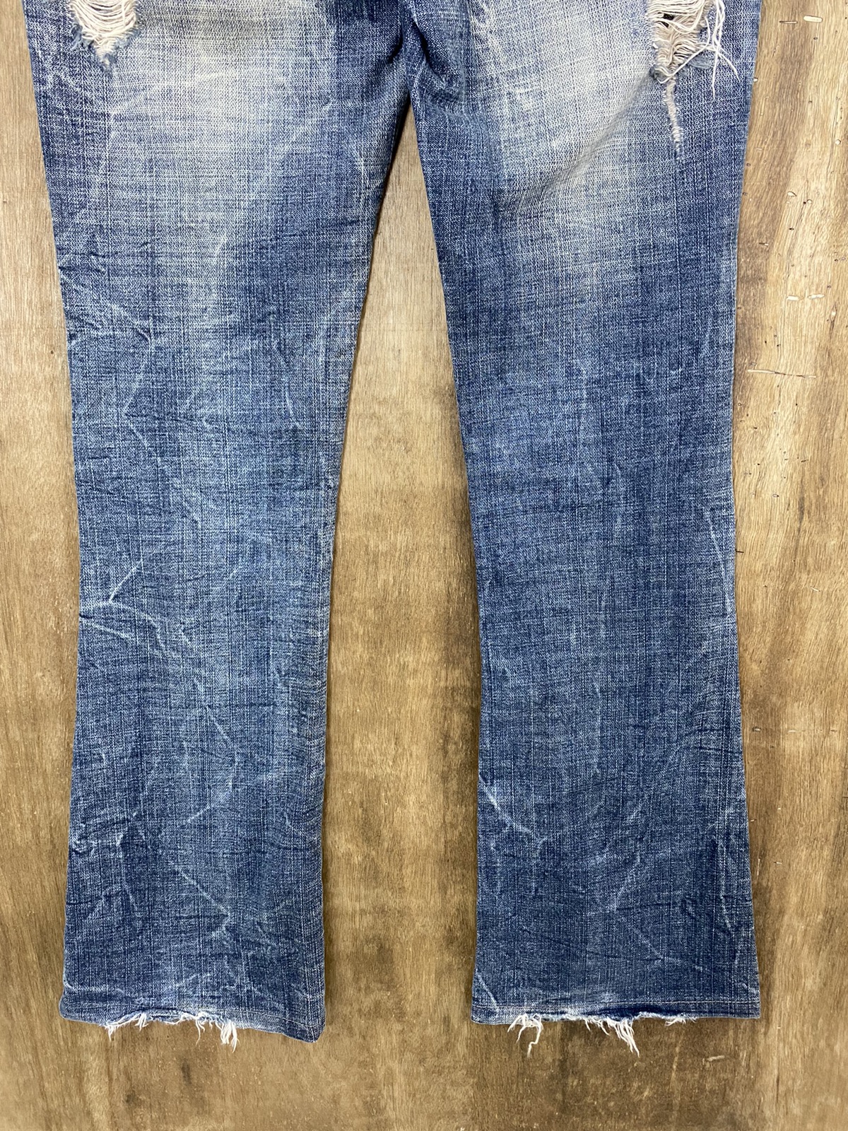 Distressed Denim - Maraxia Blue Distressed Denim Pants #1035 - 10