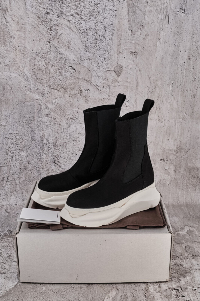 Brand New In Box Rick Owens Drkshdw Beatle Abstract Chunky Boots - 1