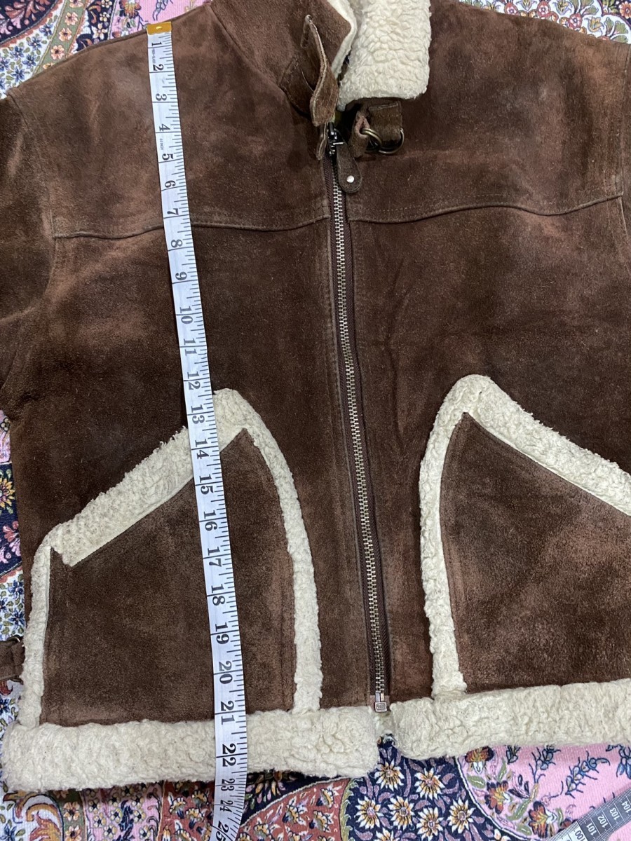 Leather - Made in The World Sherpa Lined B-3 Style Jacket - 19