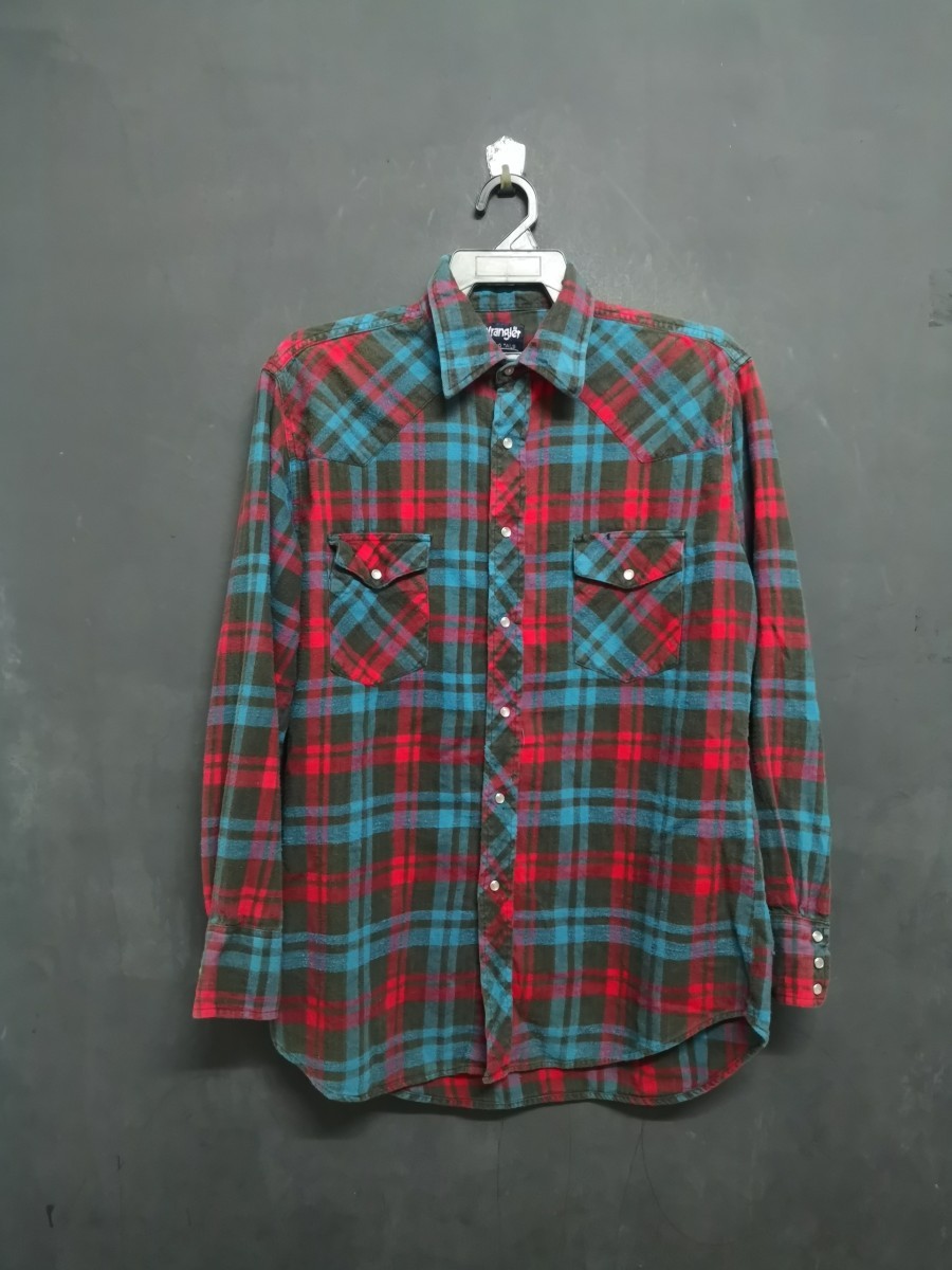Flannel - Vintage Wrangler Flannel - 1