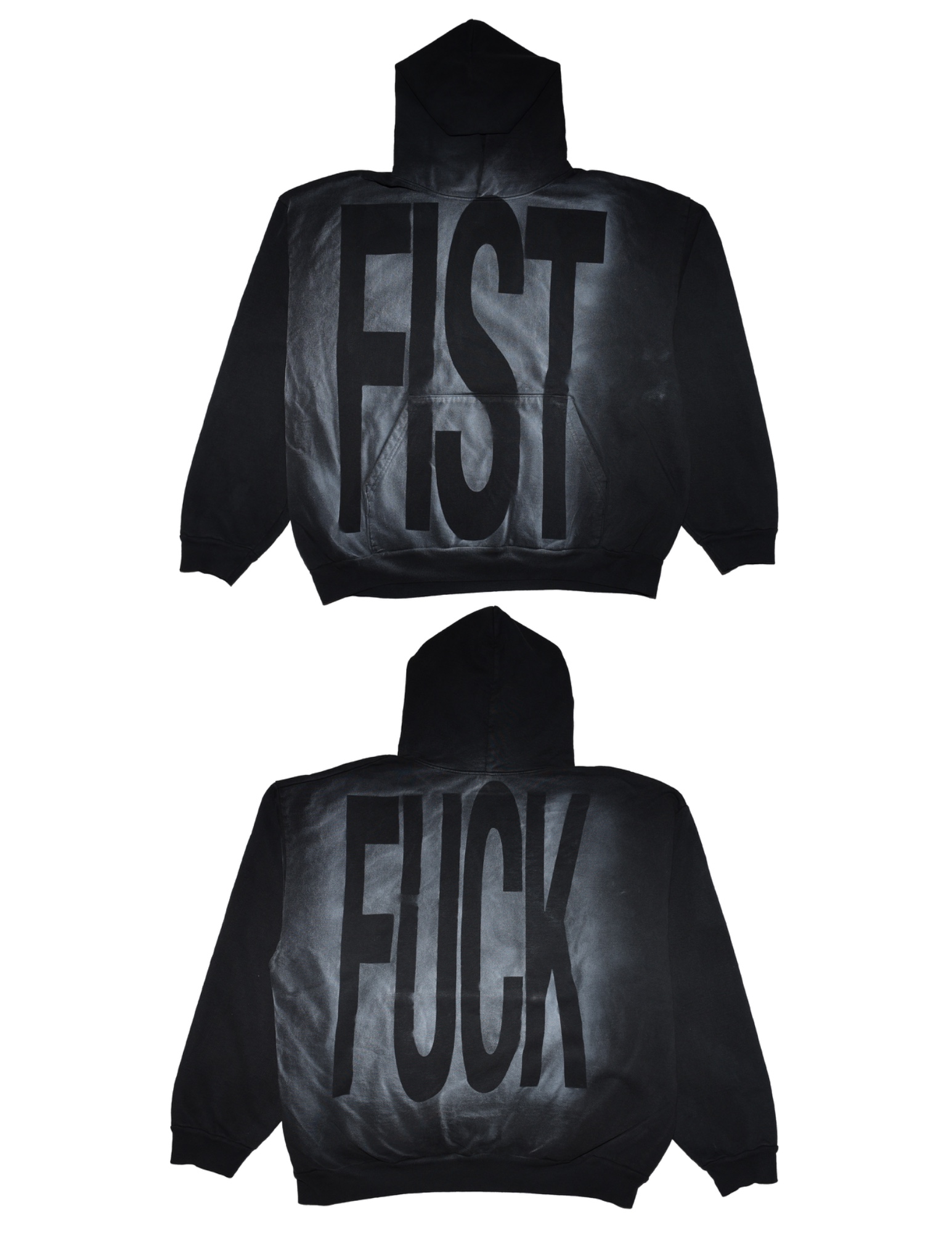 Other Designers Nine Inch Nails FIST FUCK 1/1 Hoodie by Digital Trenches |  digitaltrenches | REVERSIBLE