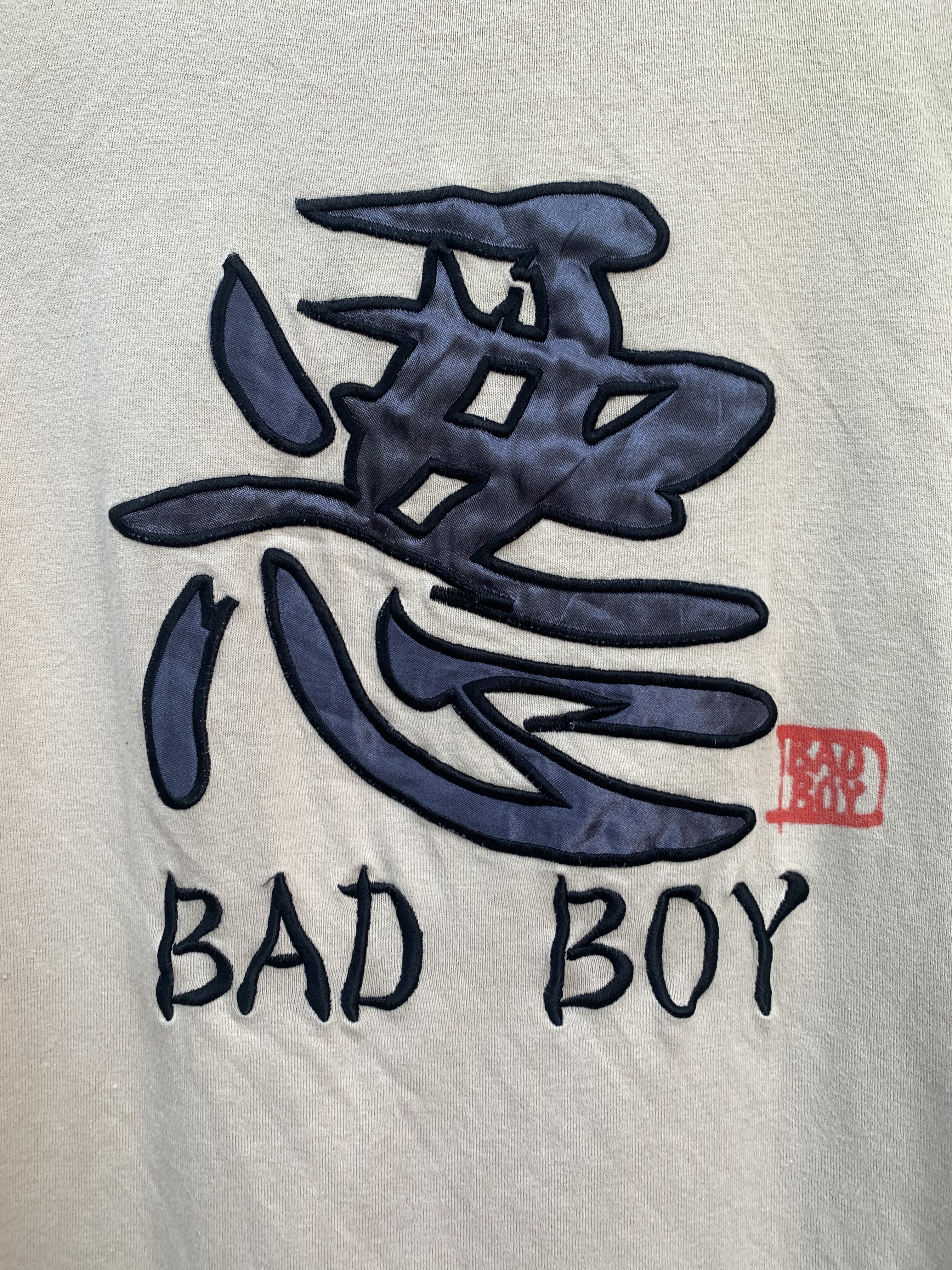 Vintage - Vintage Bad Boy Hip Hop Japanese Kanji Tee/T-Shirt - 2