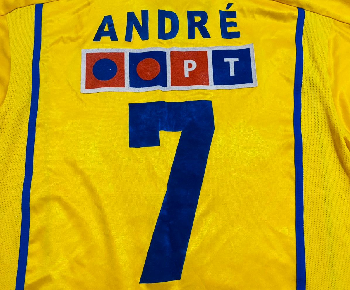 Porto Nike Jersey 2000/01 Andre Yellow Away Football Soccer - 5