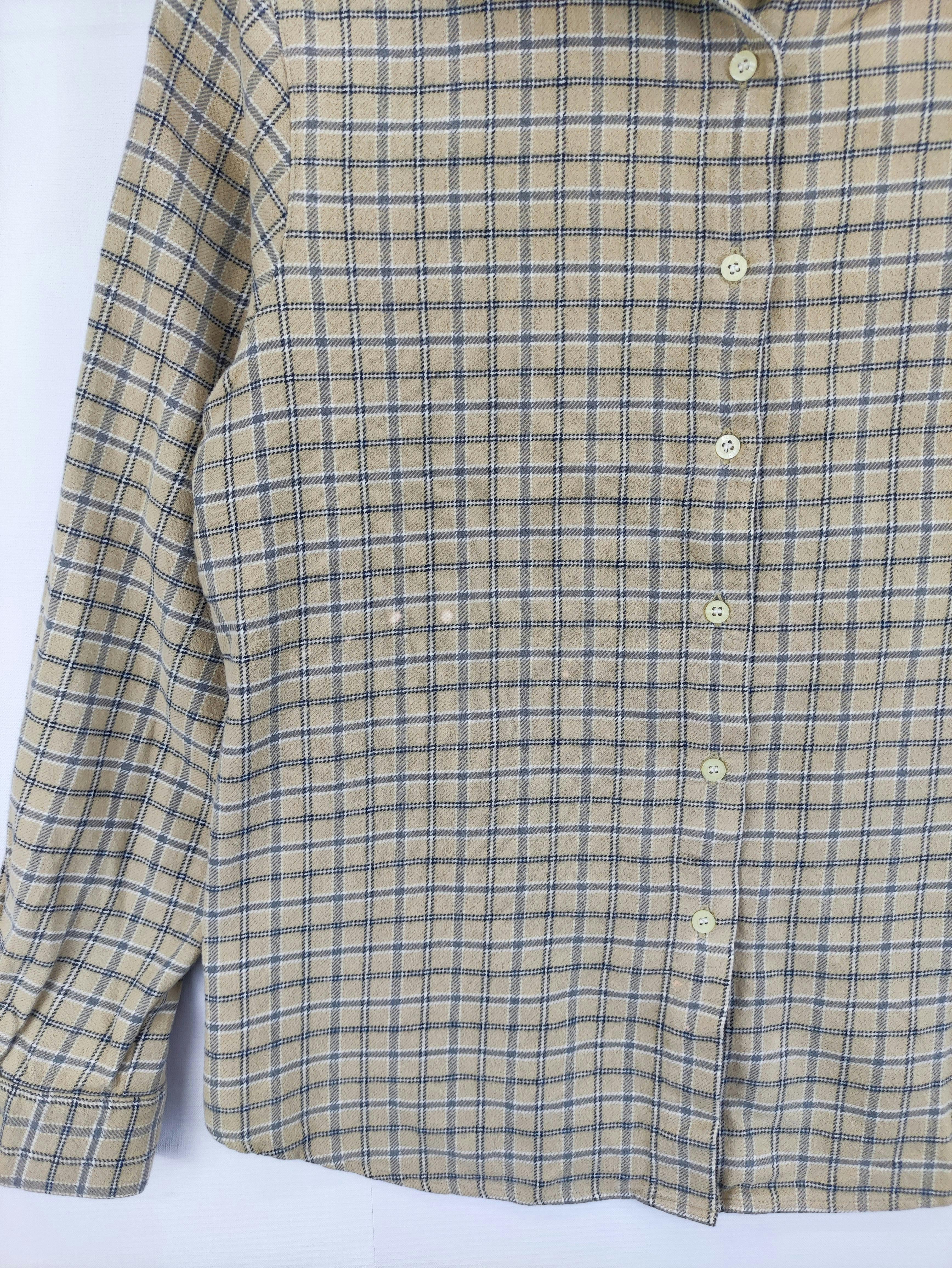 Vintage Lacoste Sports Checkered Shirt Button Up - 2