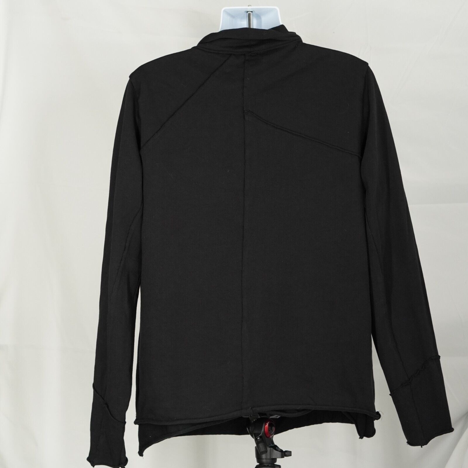 Thom Krom - Thom Krom Casual Black Zip Jacket Raw Zipper Style - 11