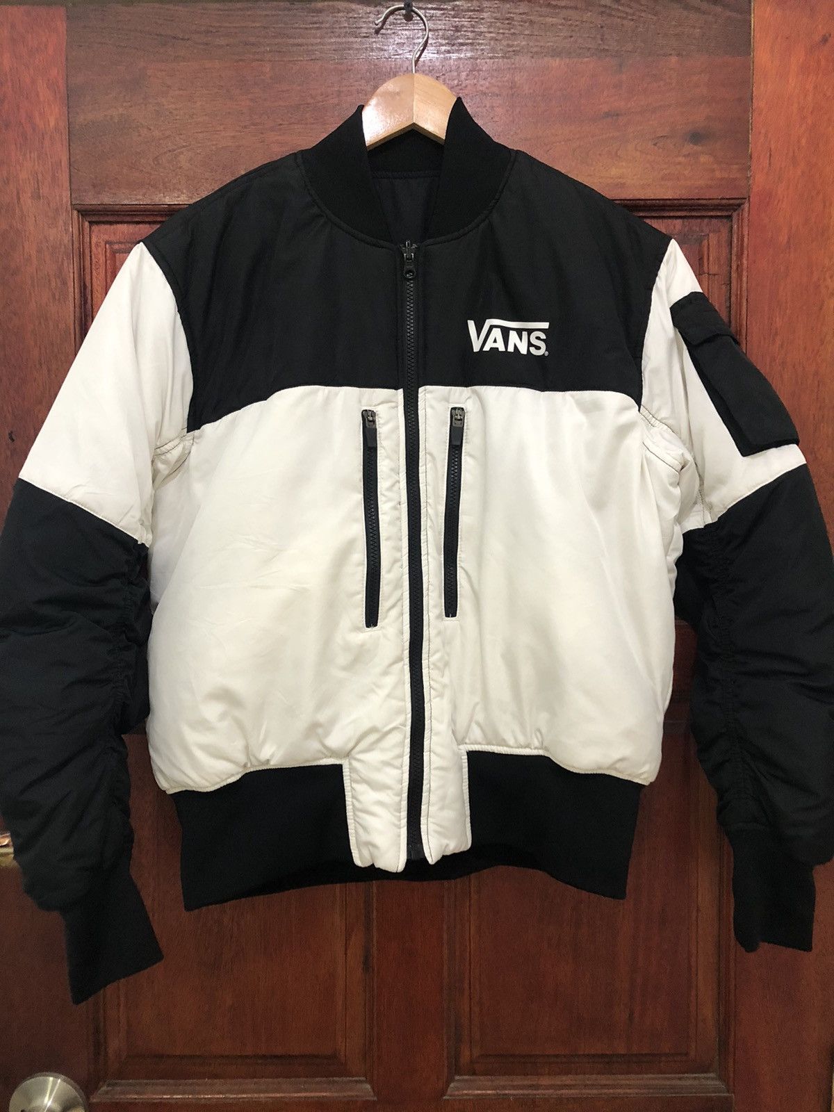 Vans ‘off the wall’ Reversible Bomber Jacket - 1