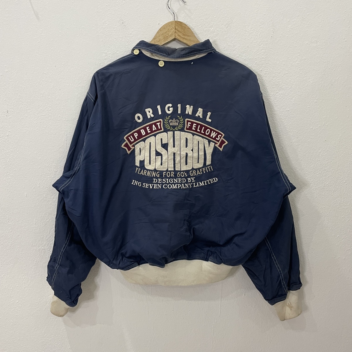 American Apparel - Vintage Posh Boy Big Logo Reversable Jacket - 5