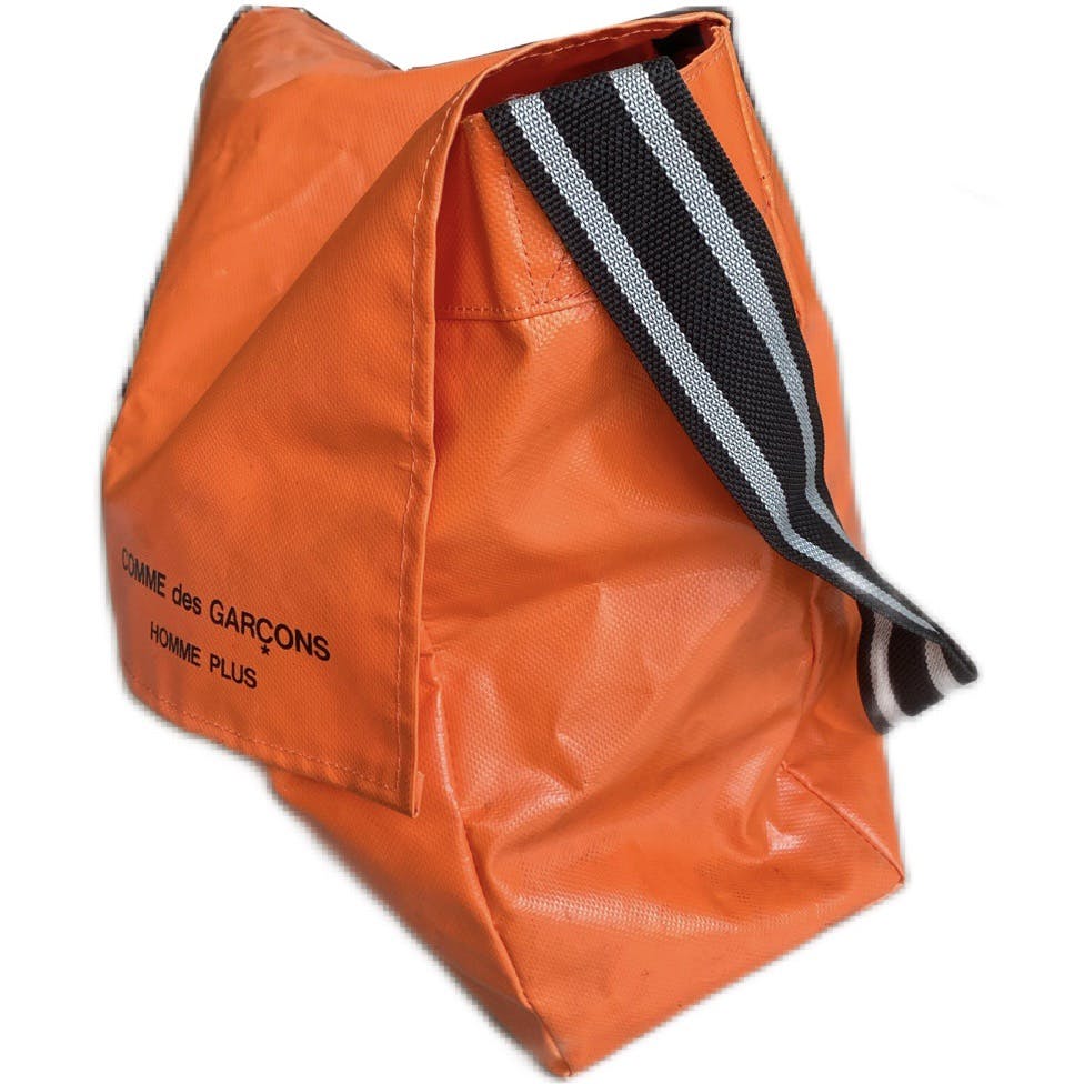 Orange Safety Vinly Cross Body Bag - 2