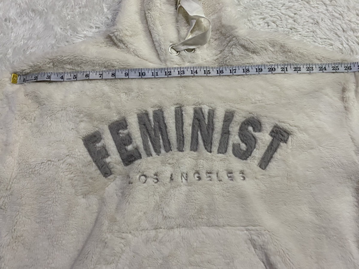 Forever 21 - Feminist Los Angeles Contemporary Faux Fur Hoodie Jacket - 14