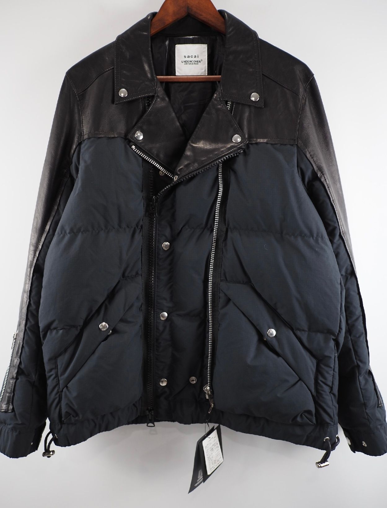 Sacai x Undercover Edition Leather Double Rider's Jacket - 2