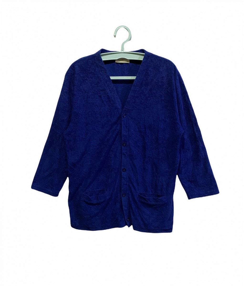 Cardigan - Back Number in Blue - 1