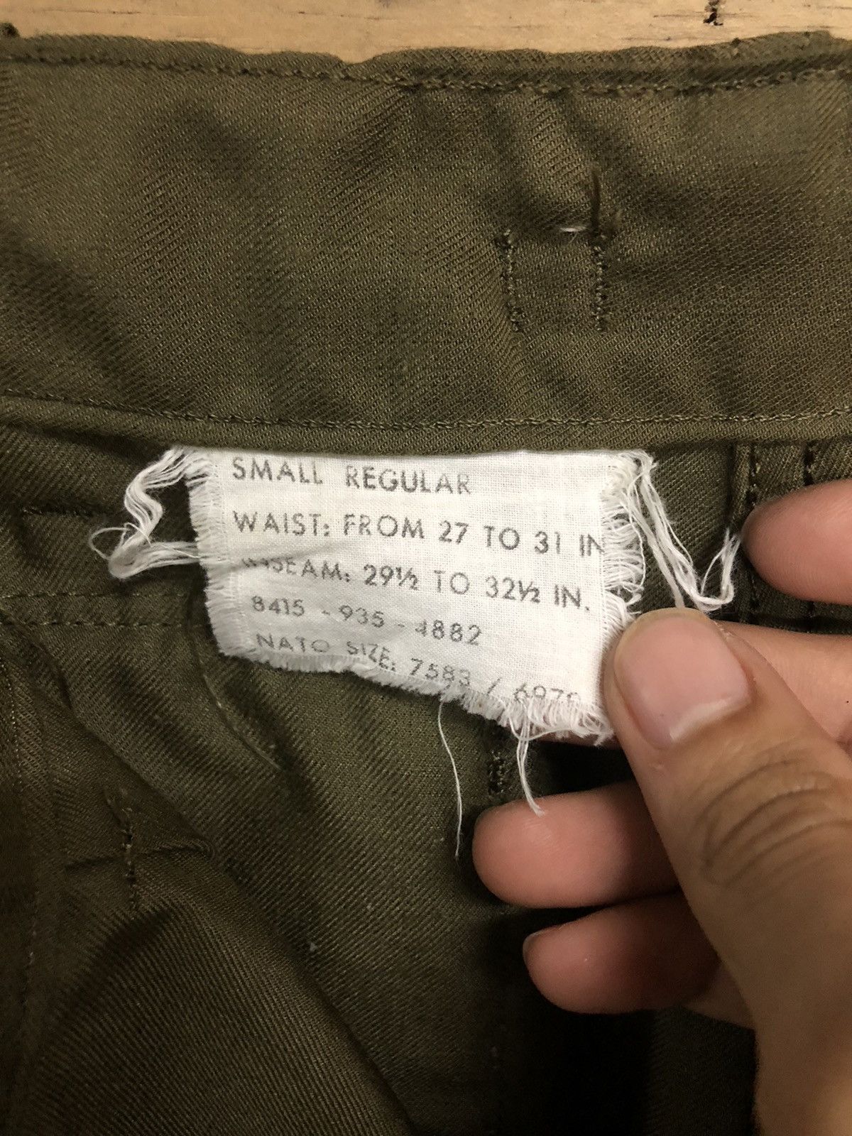 Military - Vintage 90s Army Trousers OG-106 Cargo Rare Design - 10